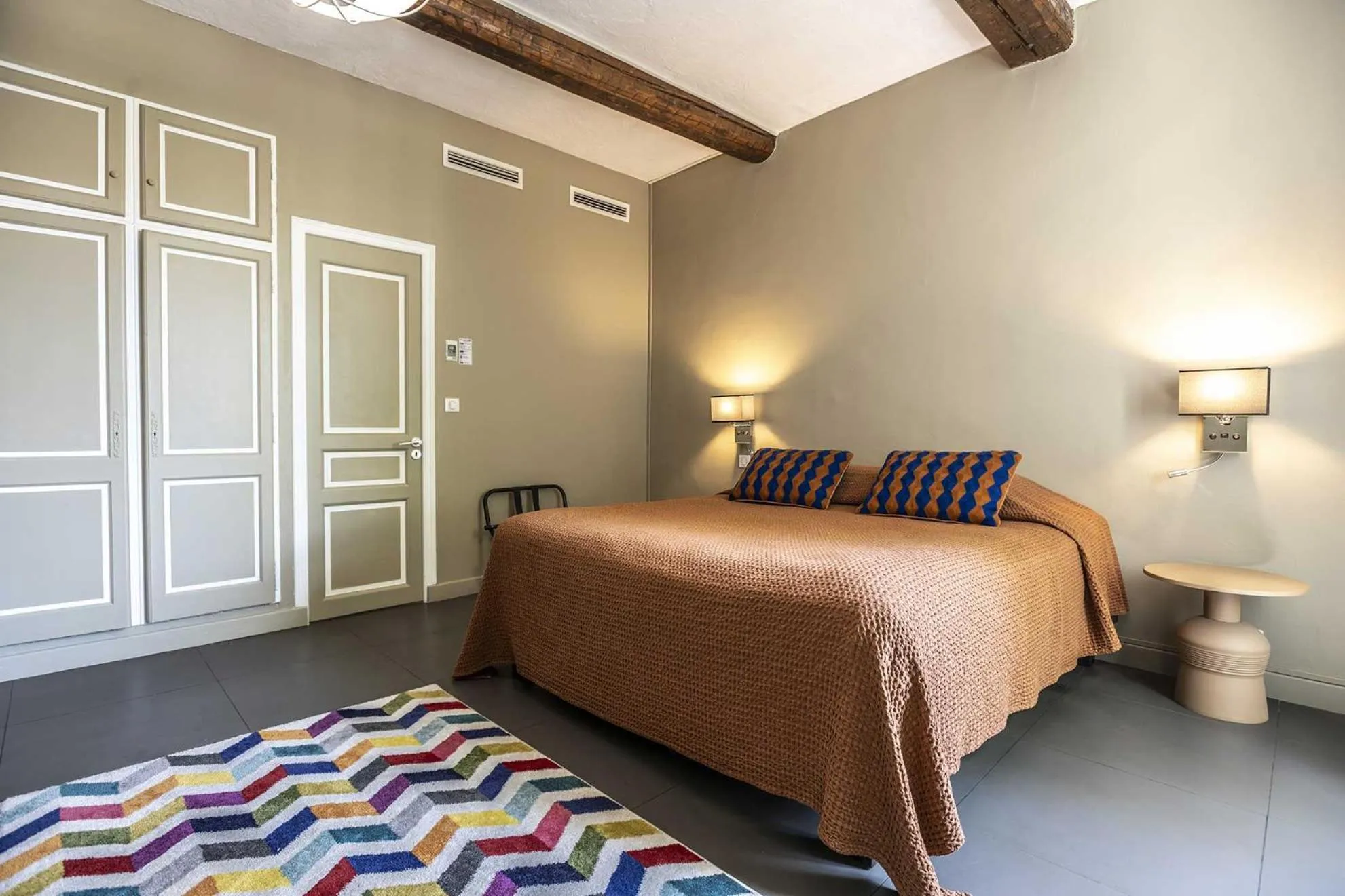 Bed in Hotel Burrhus