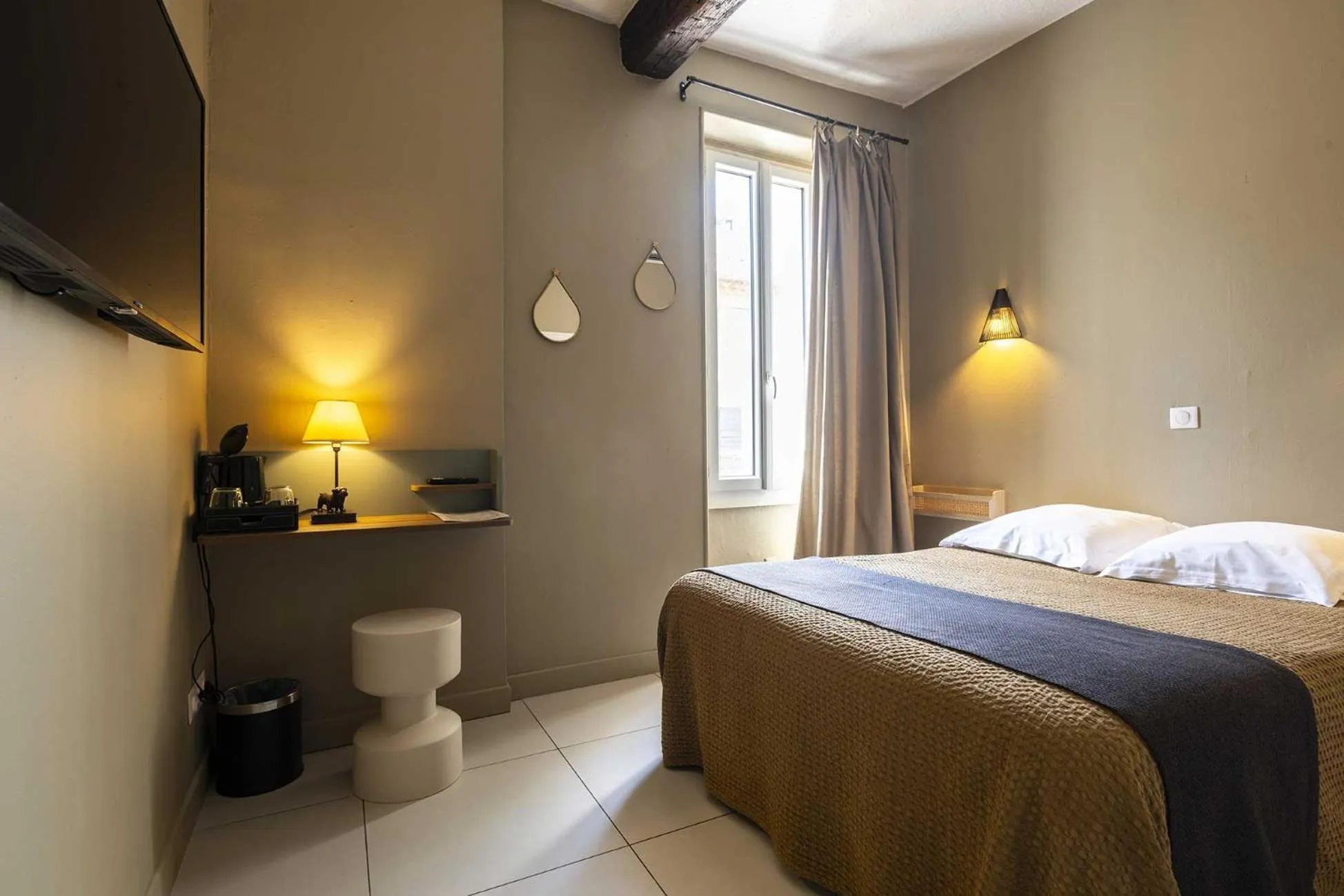 Bed in Hotel Burrhus