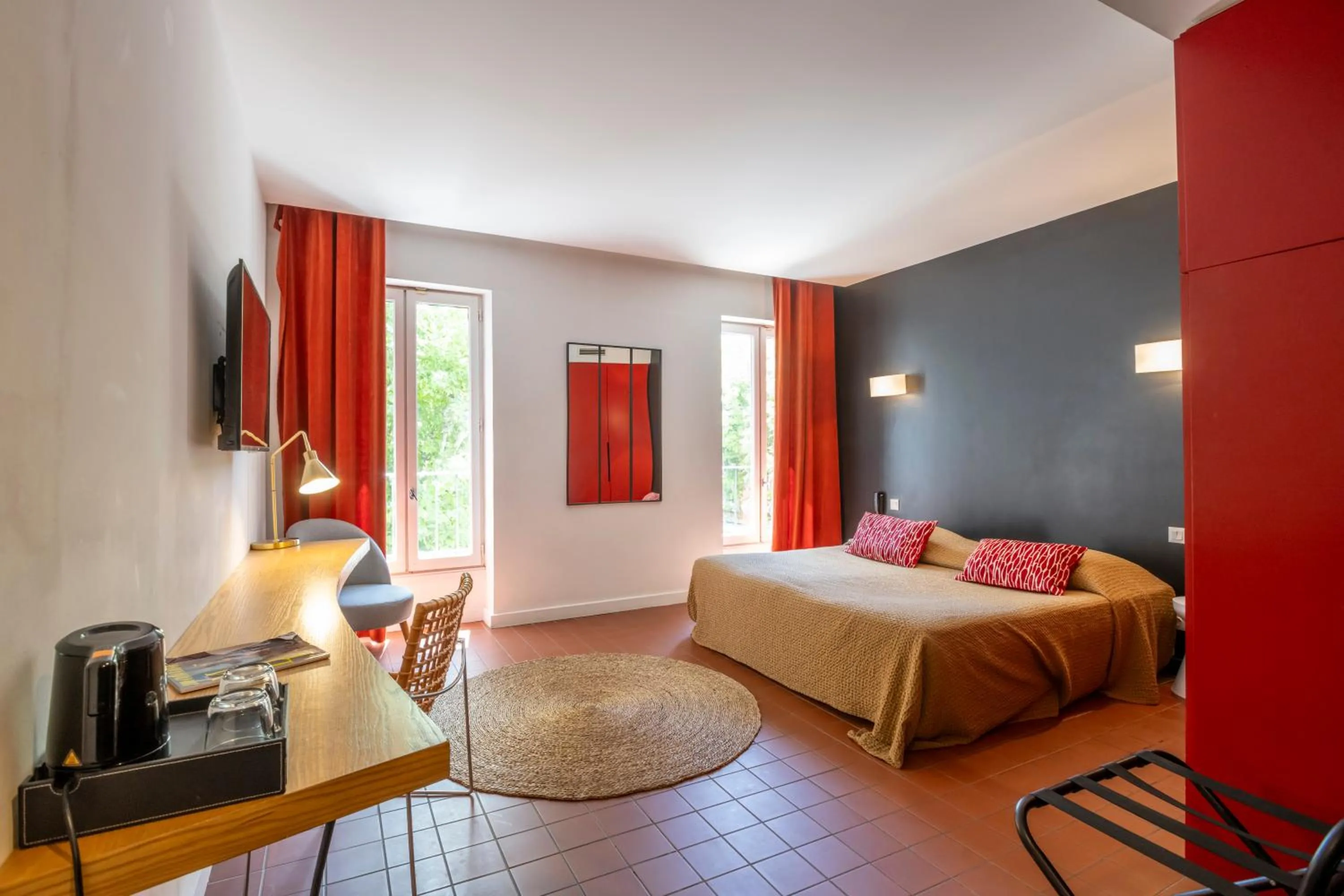 Bed in Hotel Burrhus