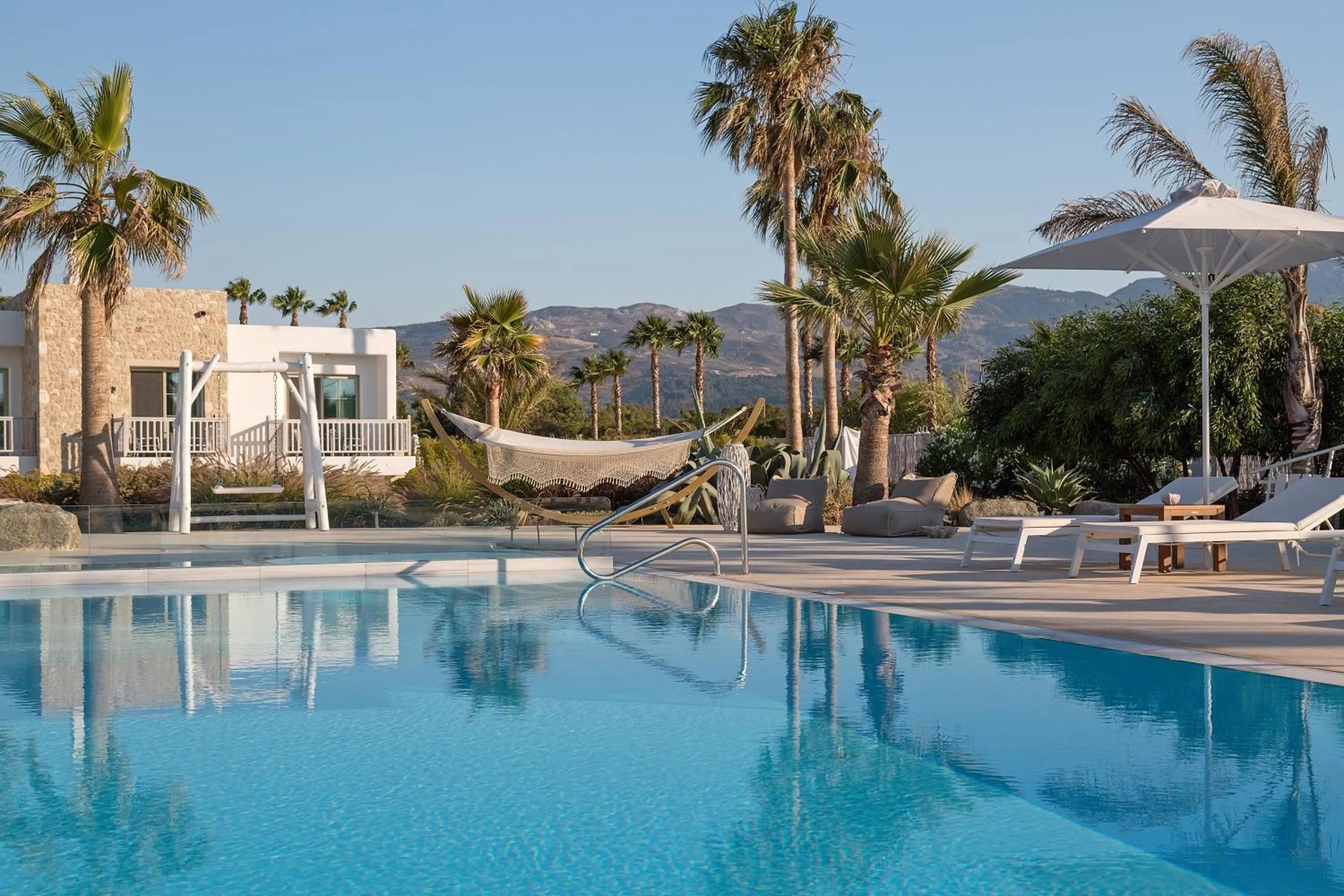 Swimming pool in White Pearls-Adults Only Luxury Suites