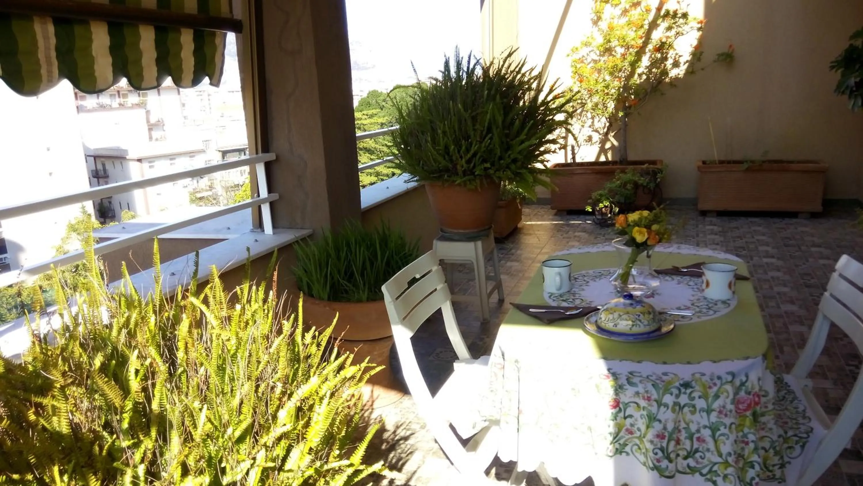 Balcony/Terrace in B&B Pisani