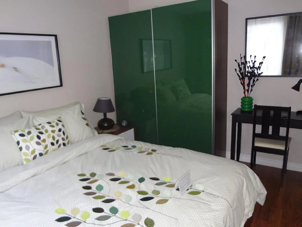 Bed in Hotel Saint-Donat