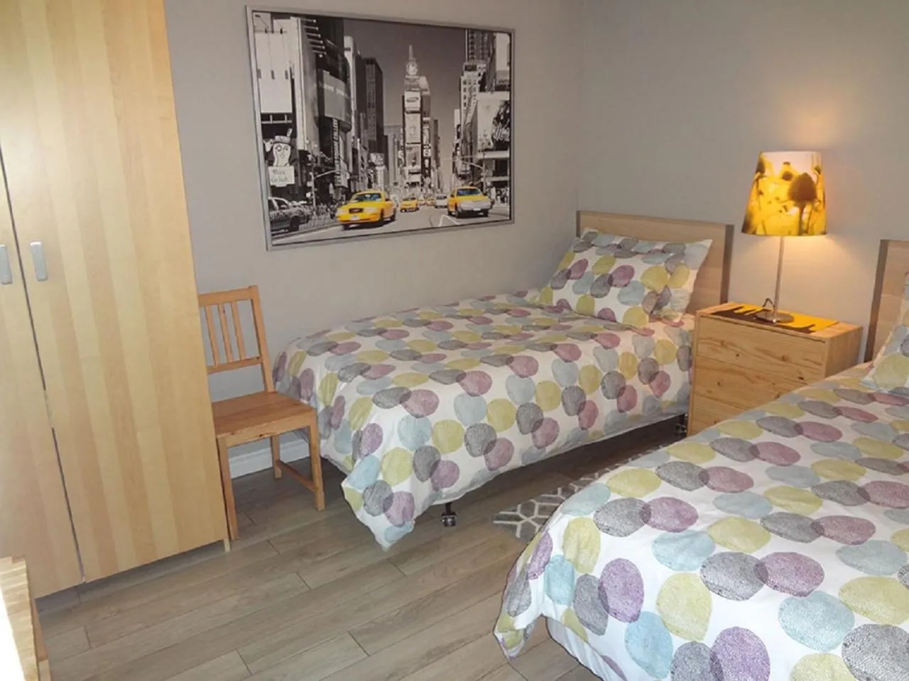 Bed in Hotel Saint-Donat