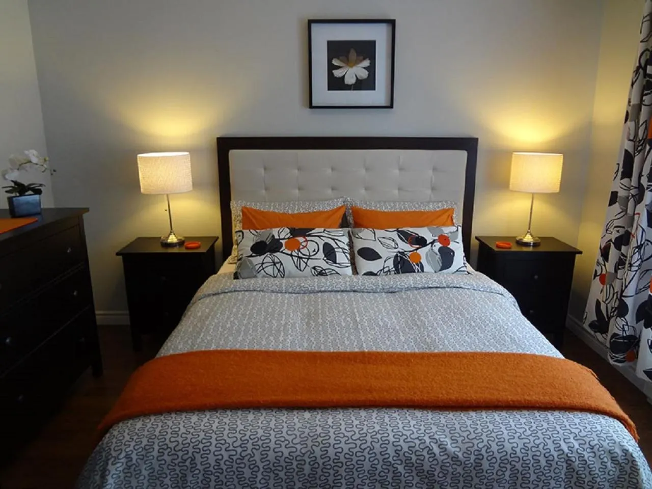 Bed in Hotel Saint-Donat