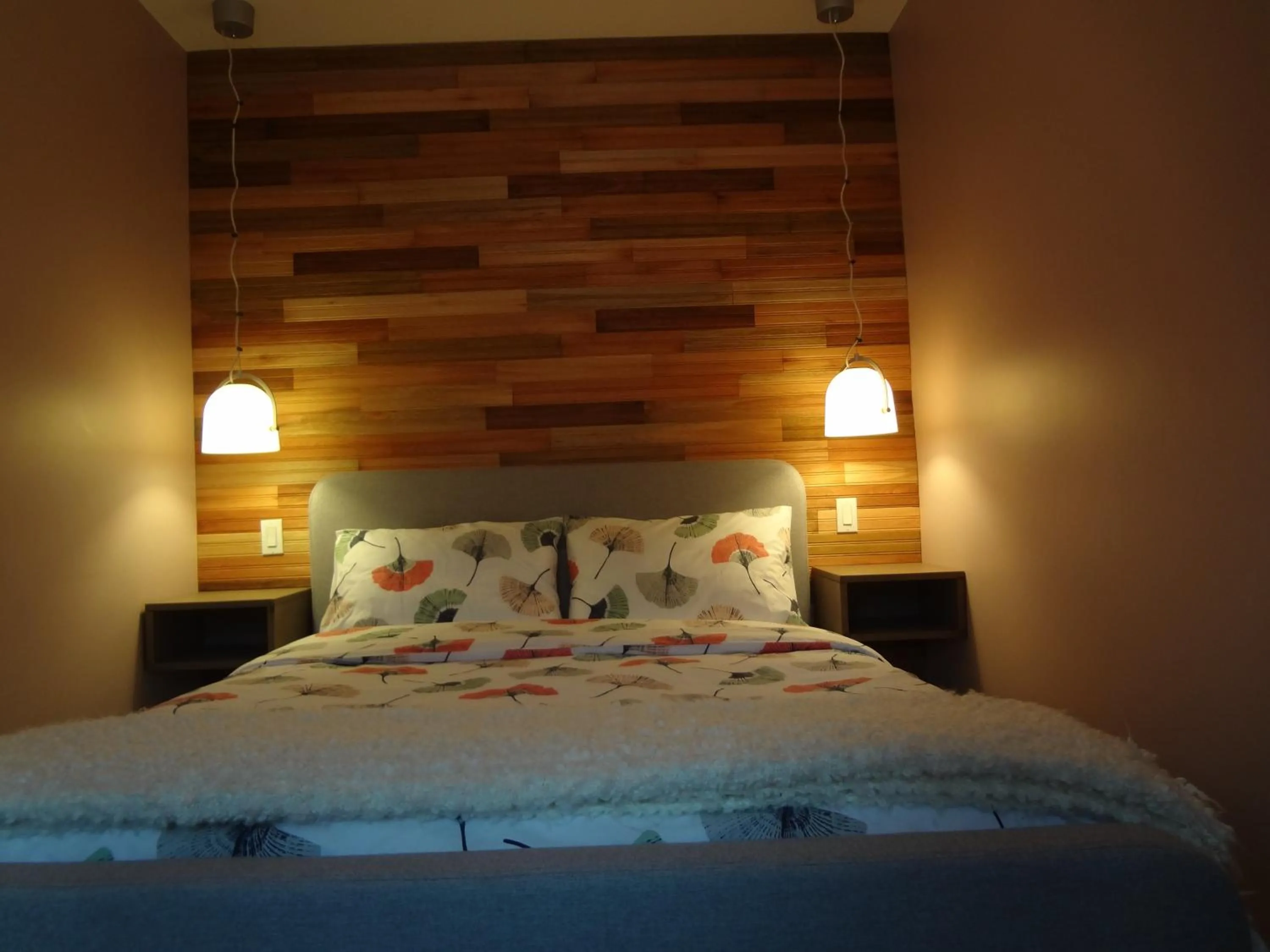 Bed in Hotel Saint-Donat