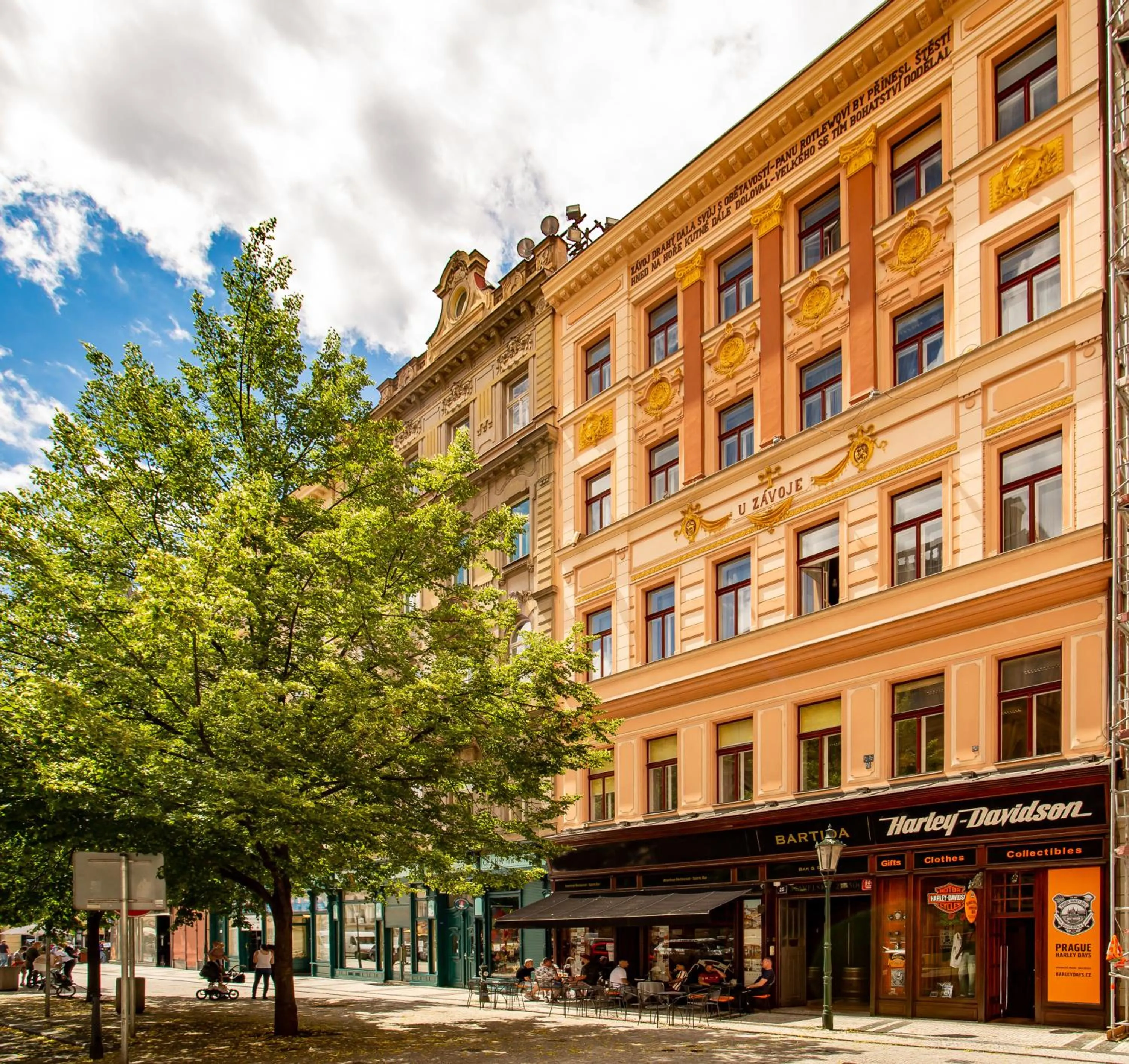 Property building in Residence St Havel Prague Old Town