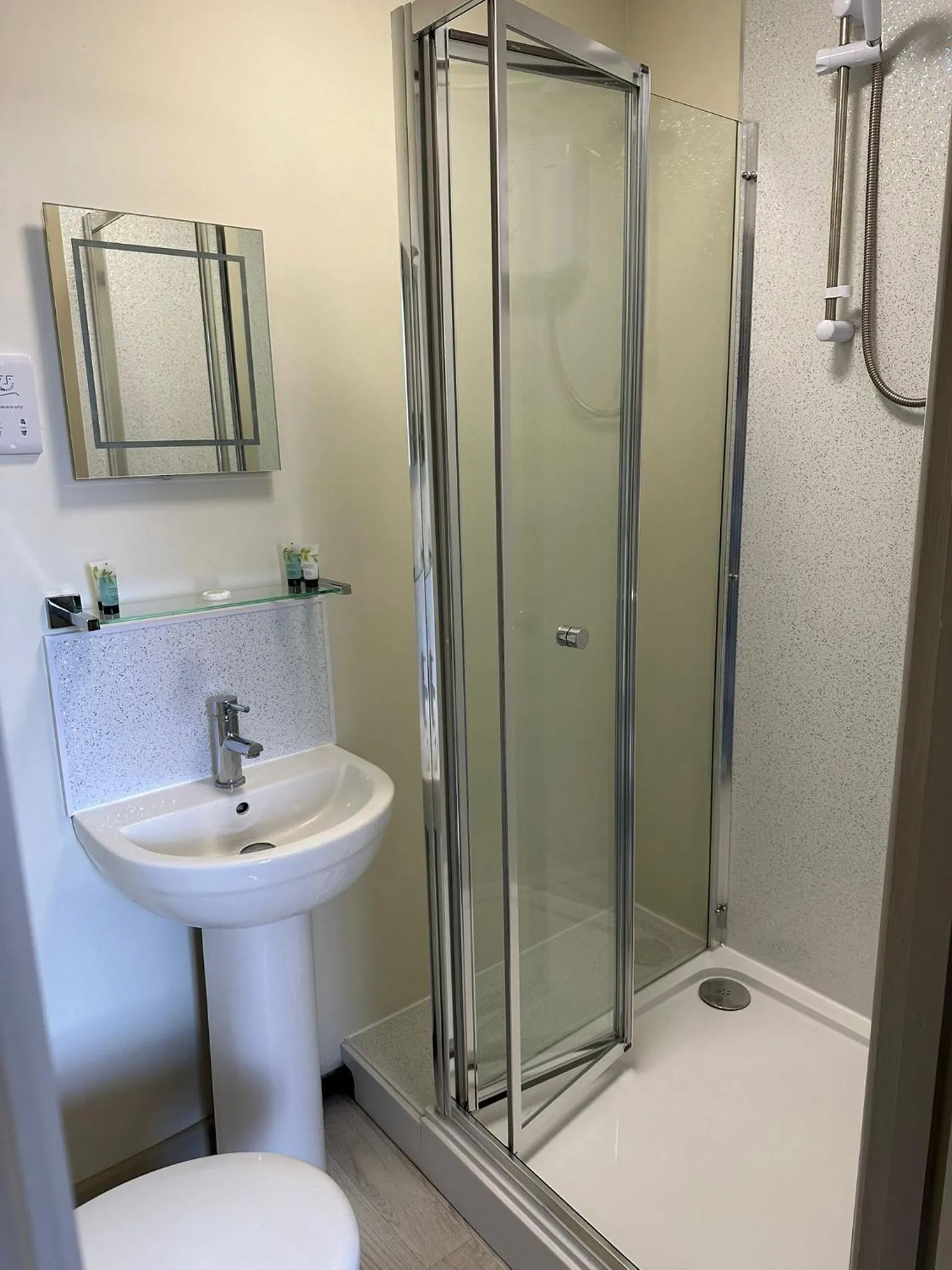 Shower in St Nicholas Boutique Hotel