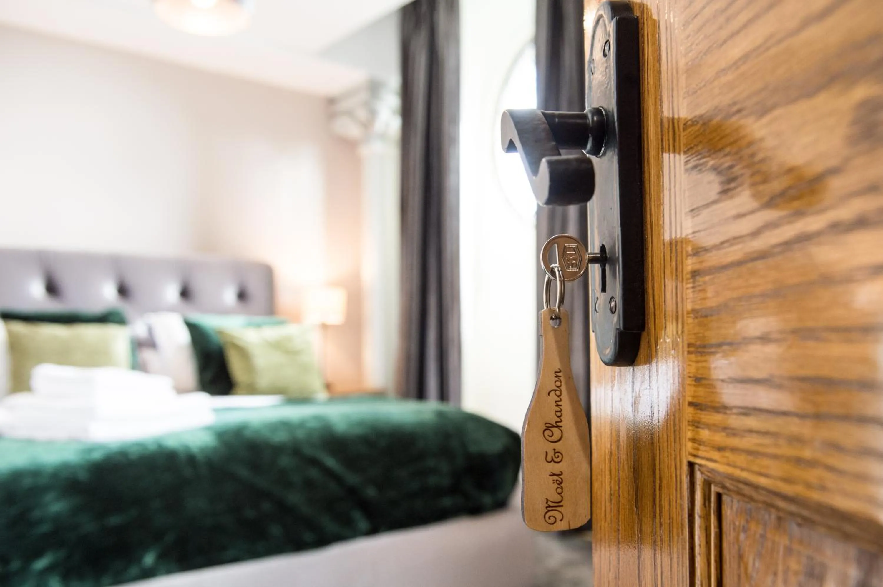 Decorative detail, Bed in St Nicholas Boutique Hotel