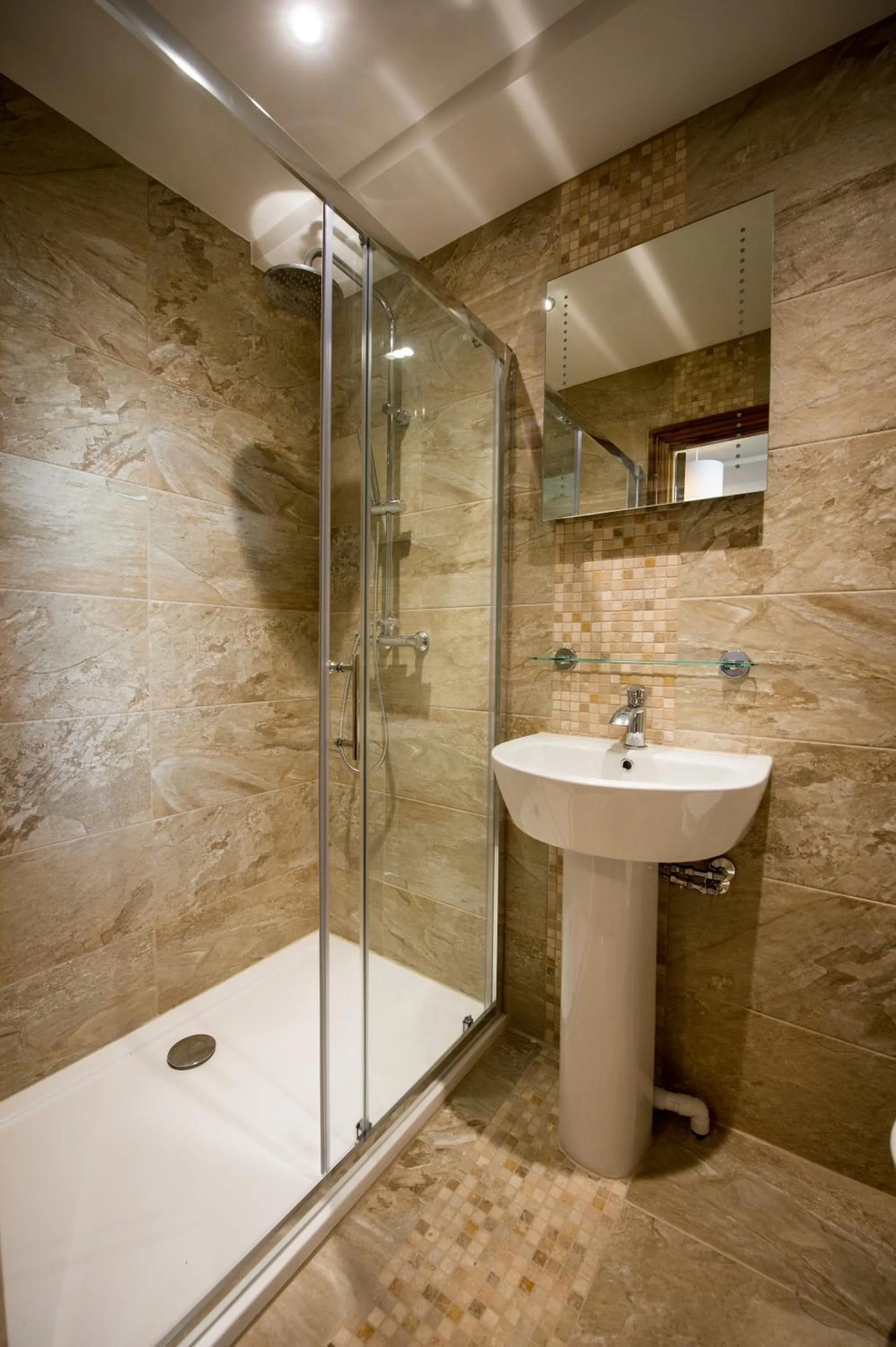 Shower in St Nicholas Boutique Hotel