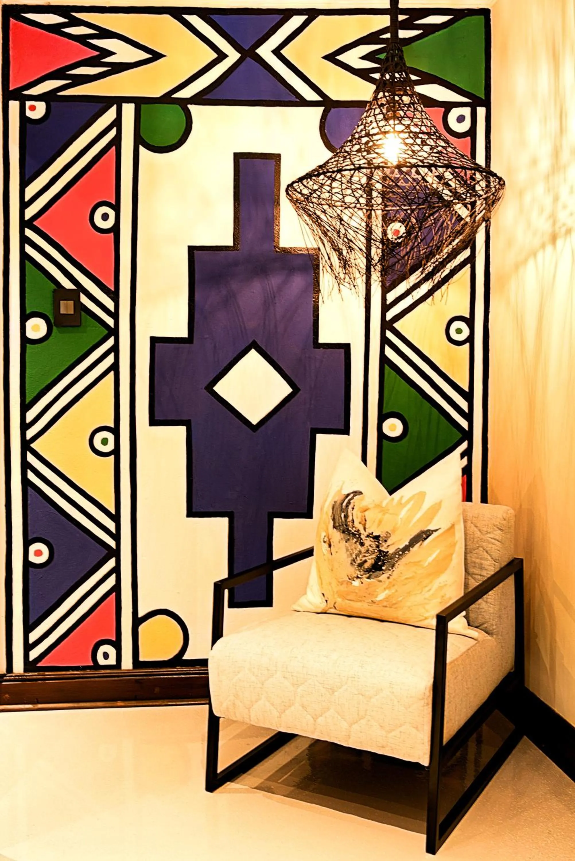 Decorative detail in Kgarebana Boutique Guesthouse