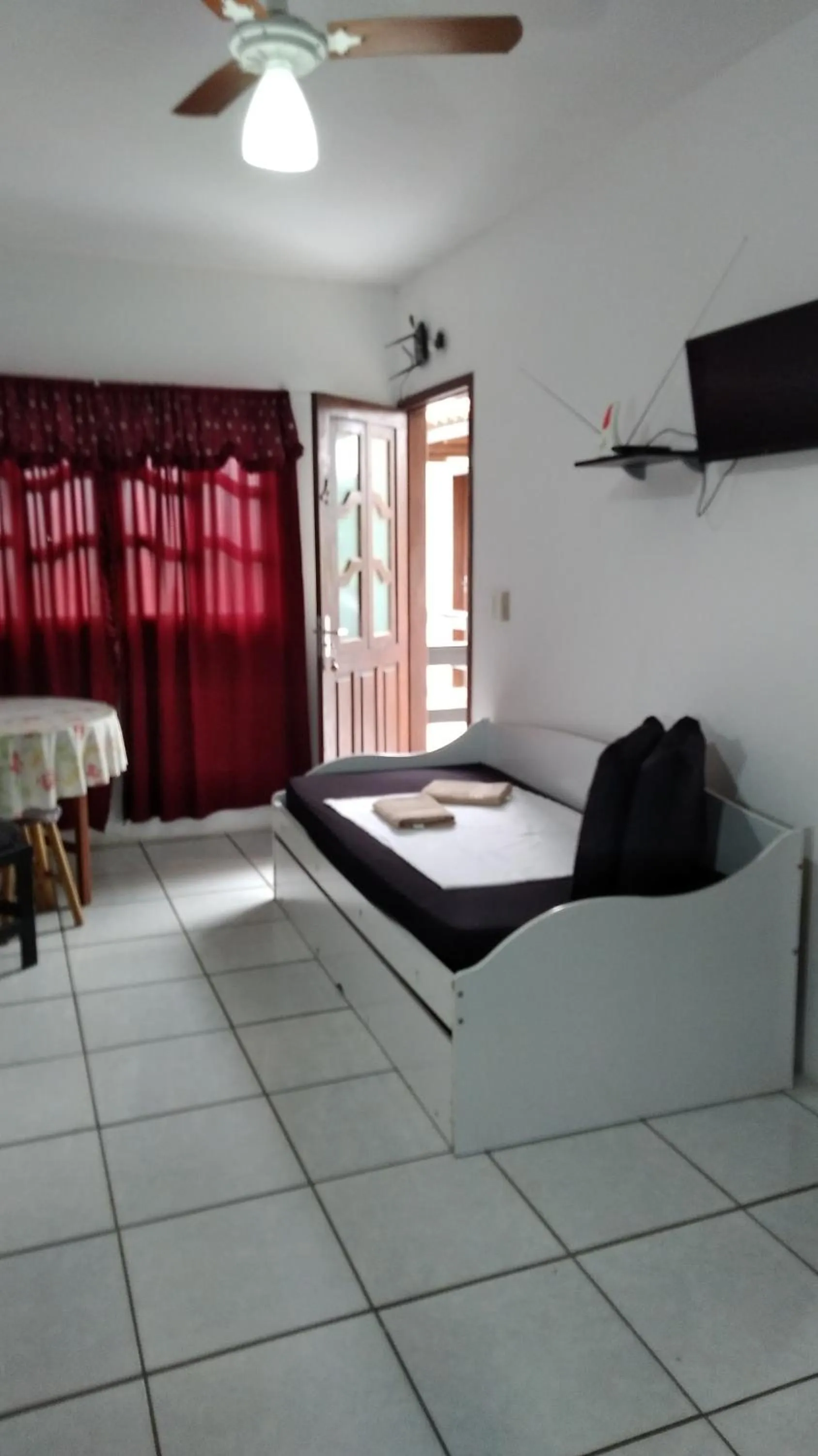 Bed in Pousada Ilha Margarita