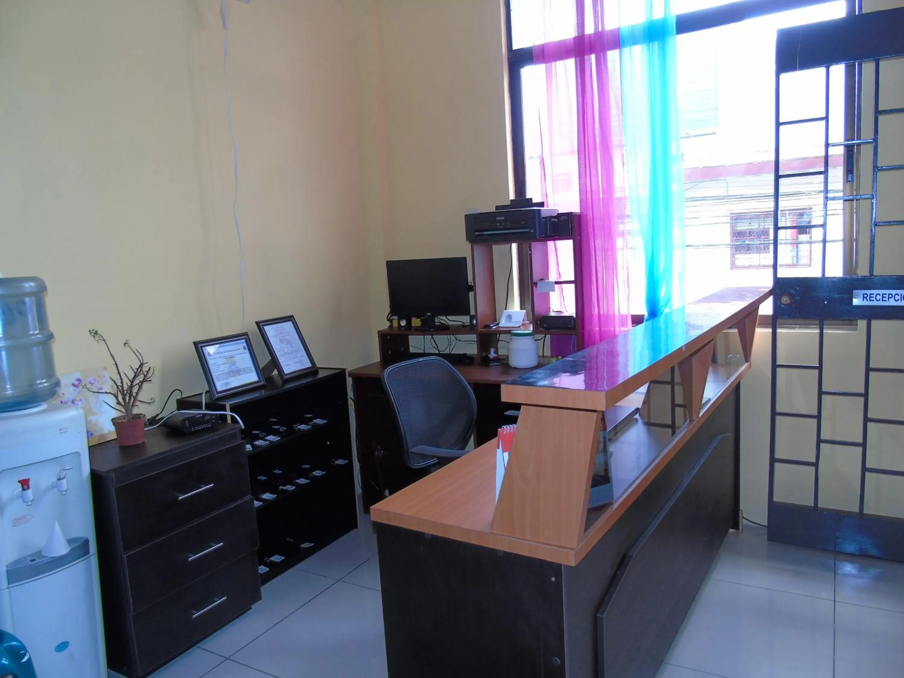 Lobby or reception in Hotel El Descanso