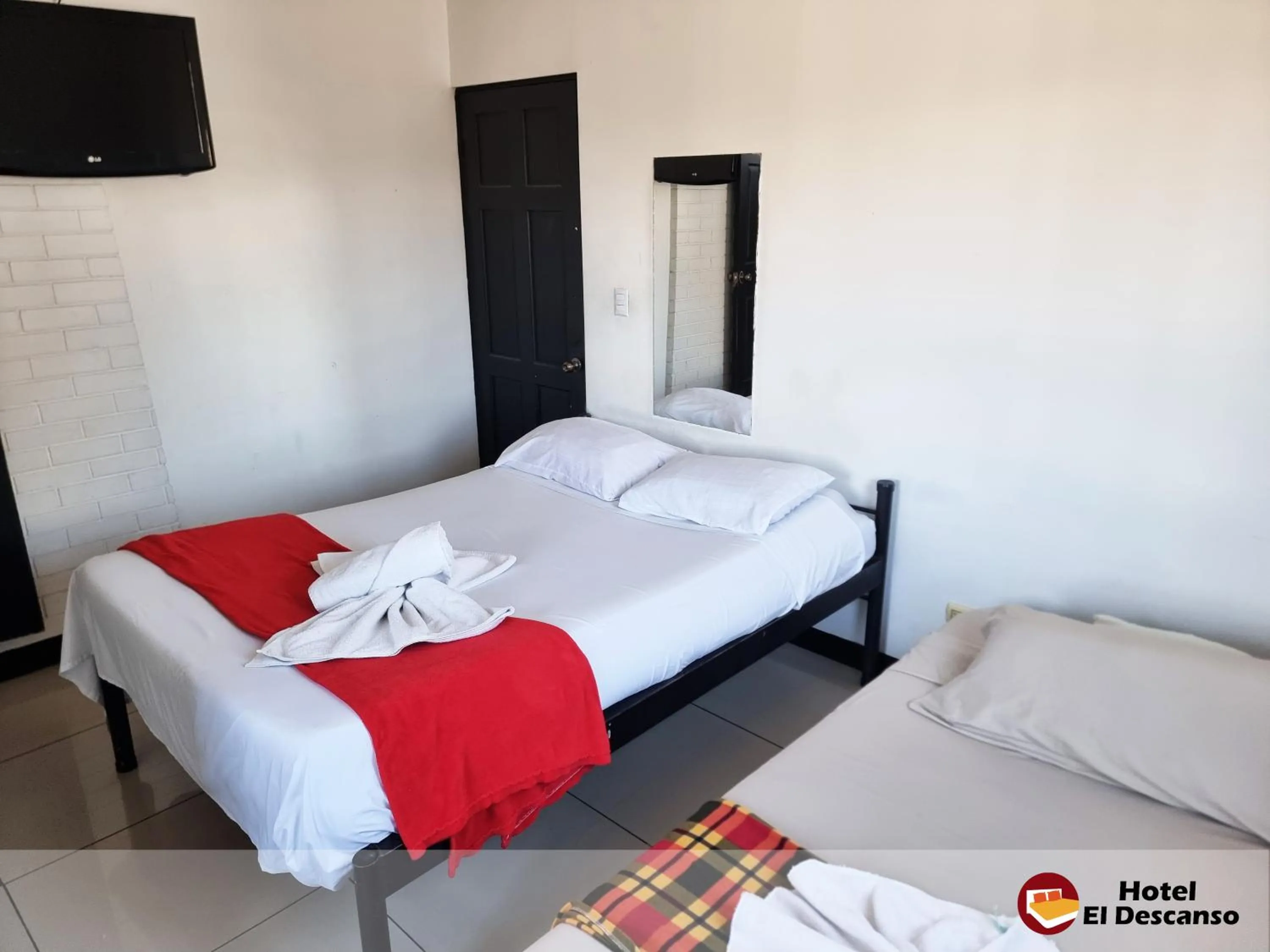 Bed in Hotel El Descanso