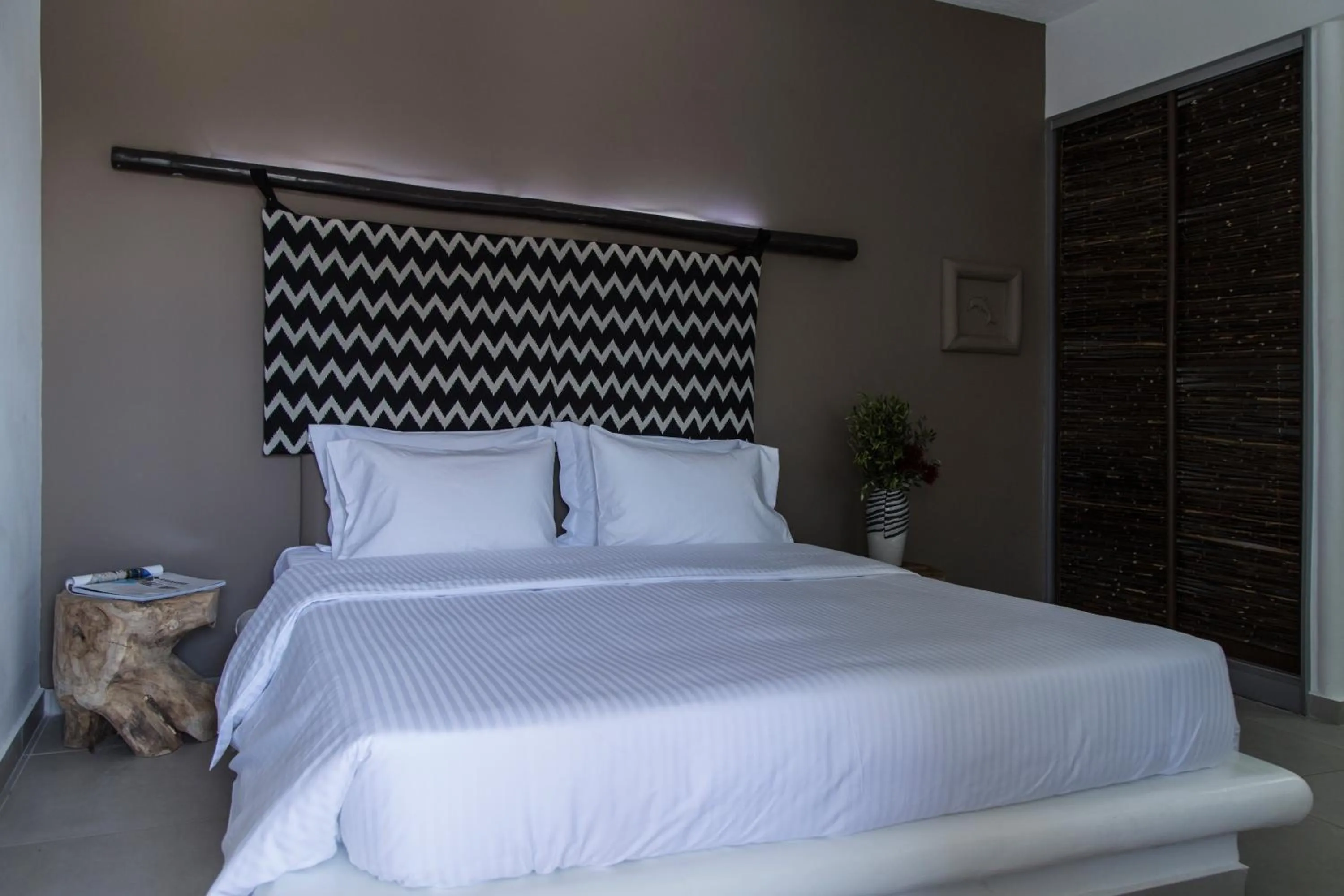 Bed in My Mykonos Hotel