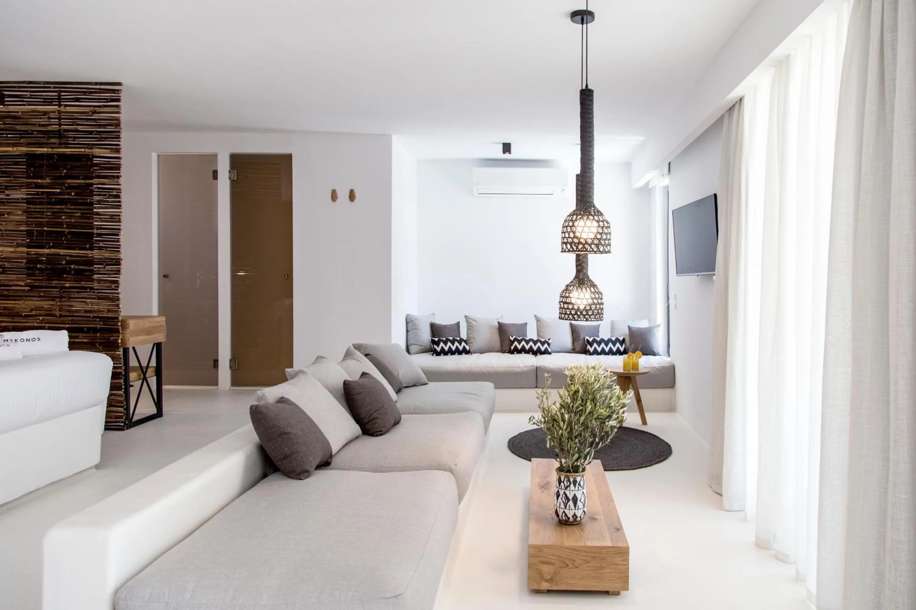 Living room in My Mykonos Hotel