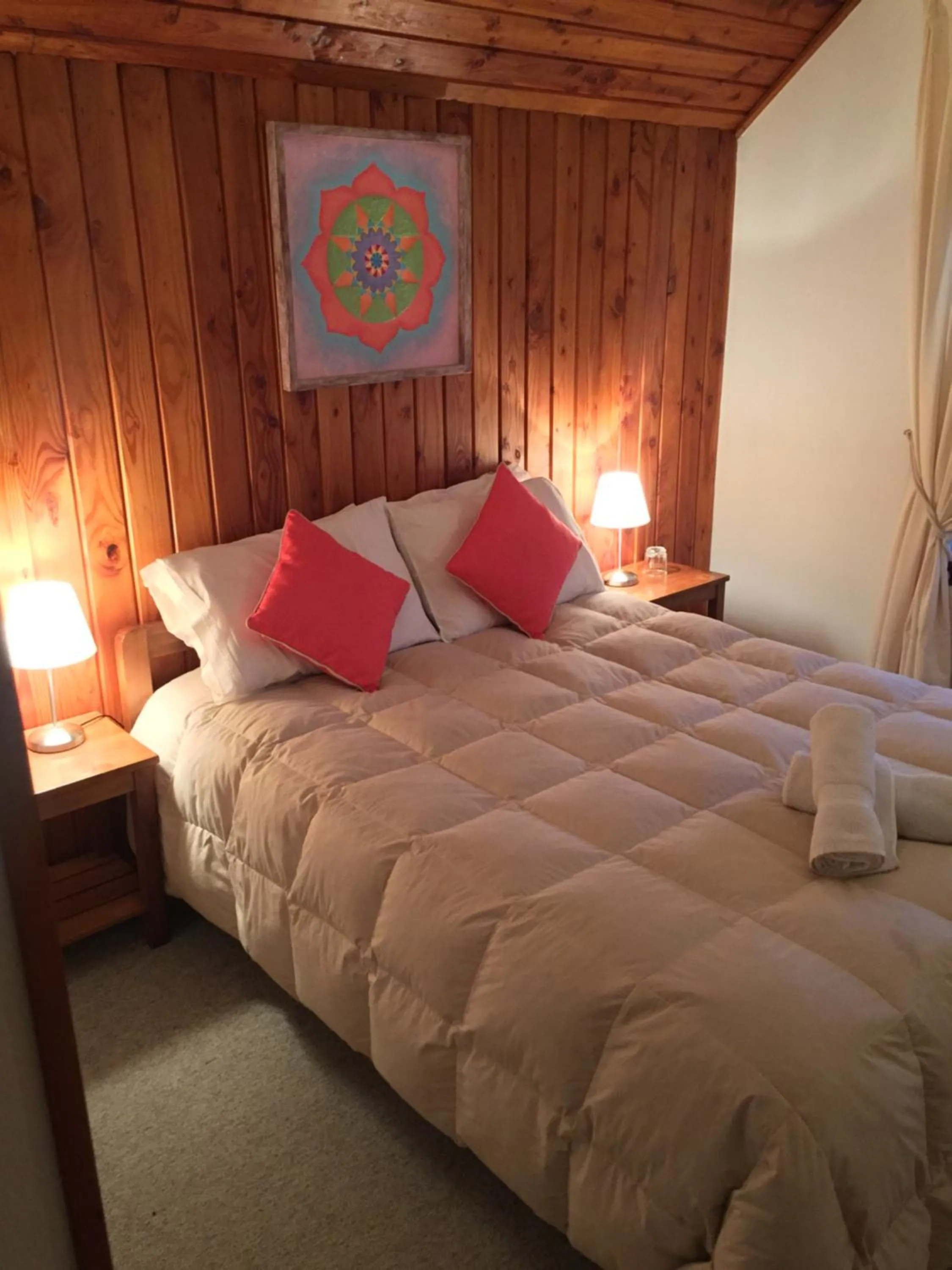 Bed in Hostería Bilbao
