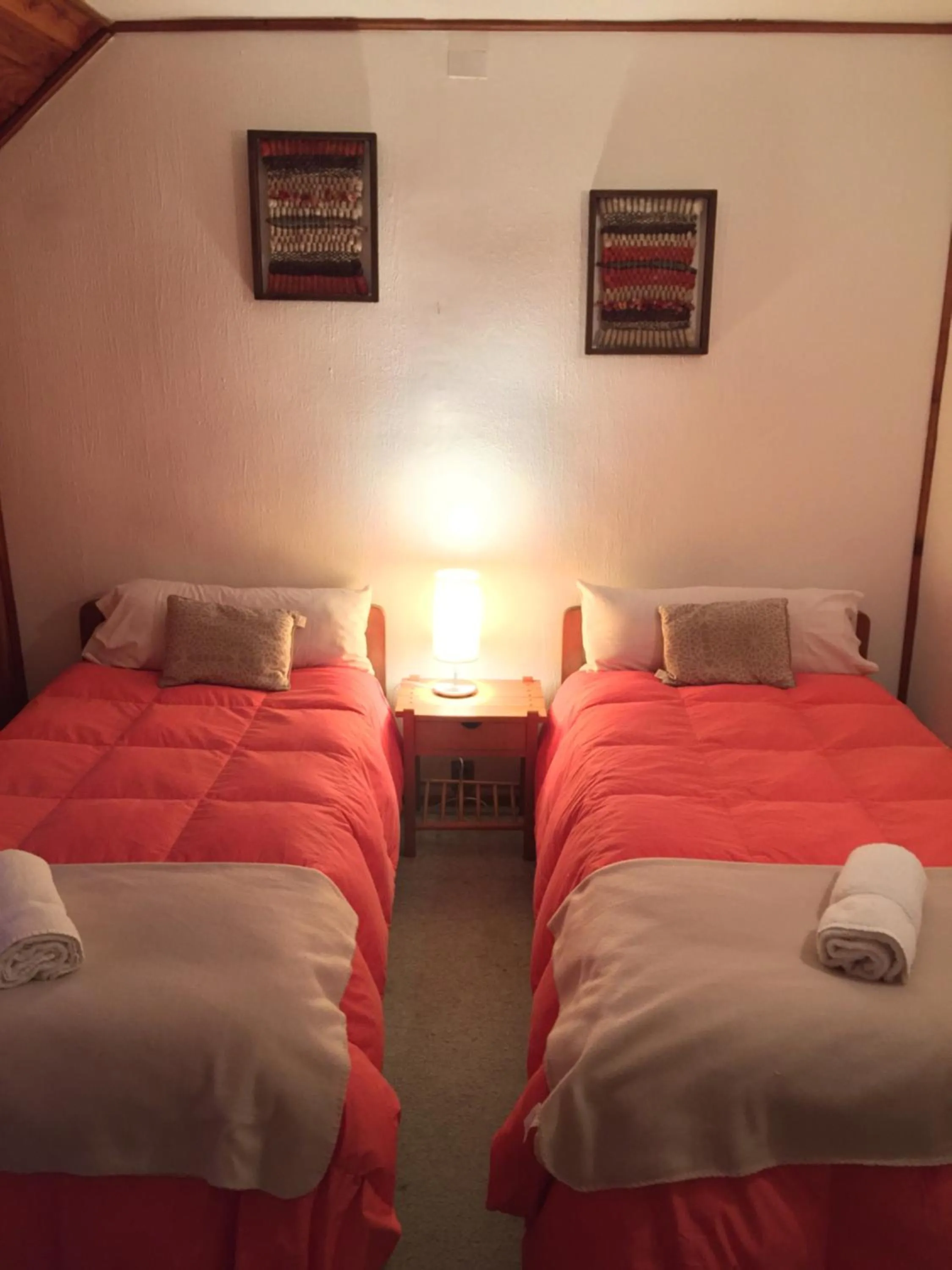 Bed in Hostería Bilbao
