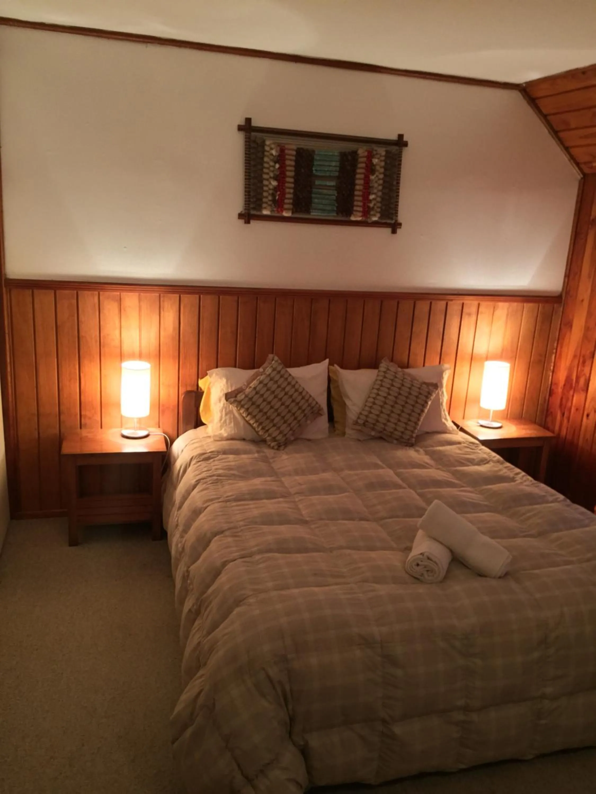 Bed in Hostería Bilbao