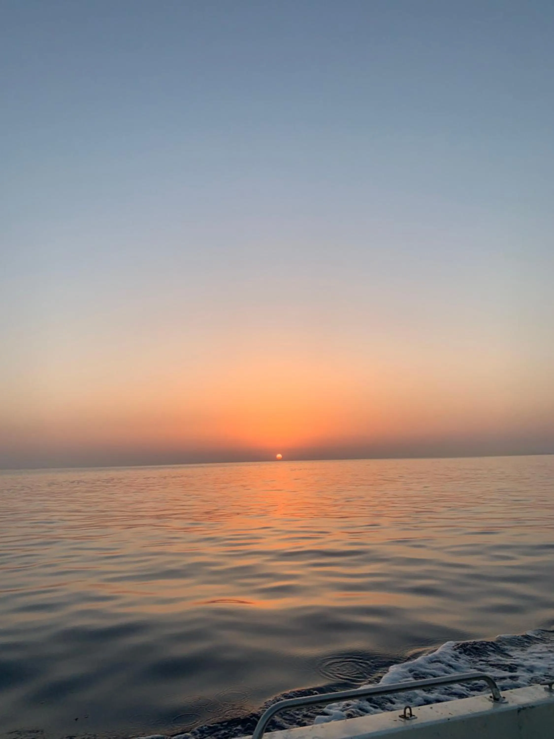 Sunrise in Sea View Studios, Harbour Beach, Bali