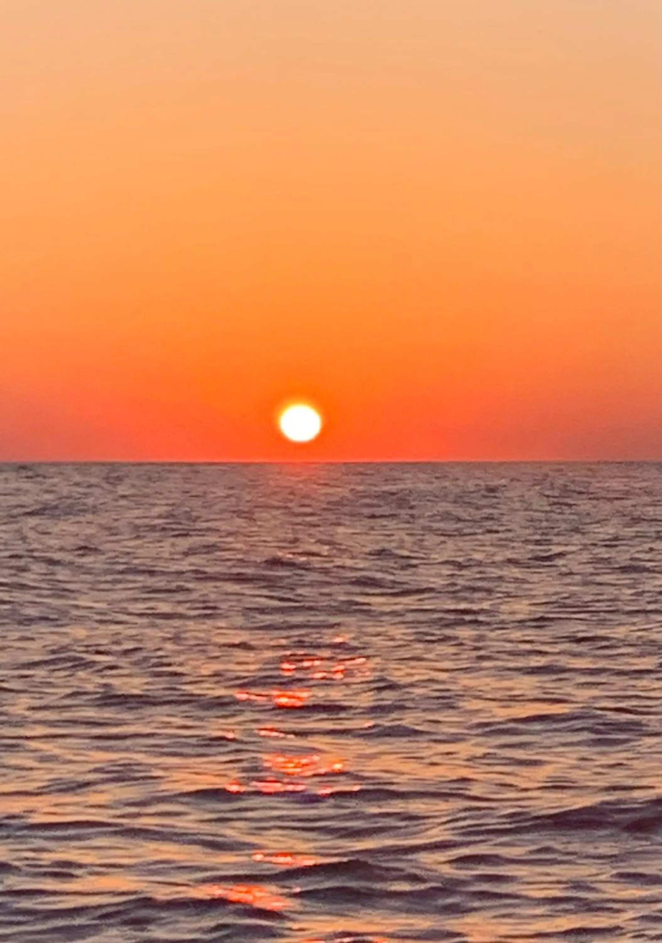 Sunrise in Sea View Studios, Harbour Beach, Bali