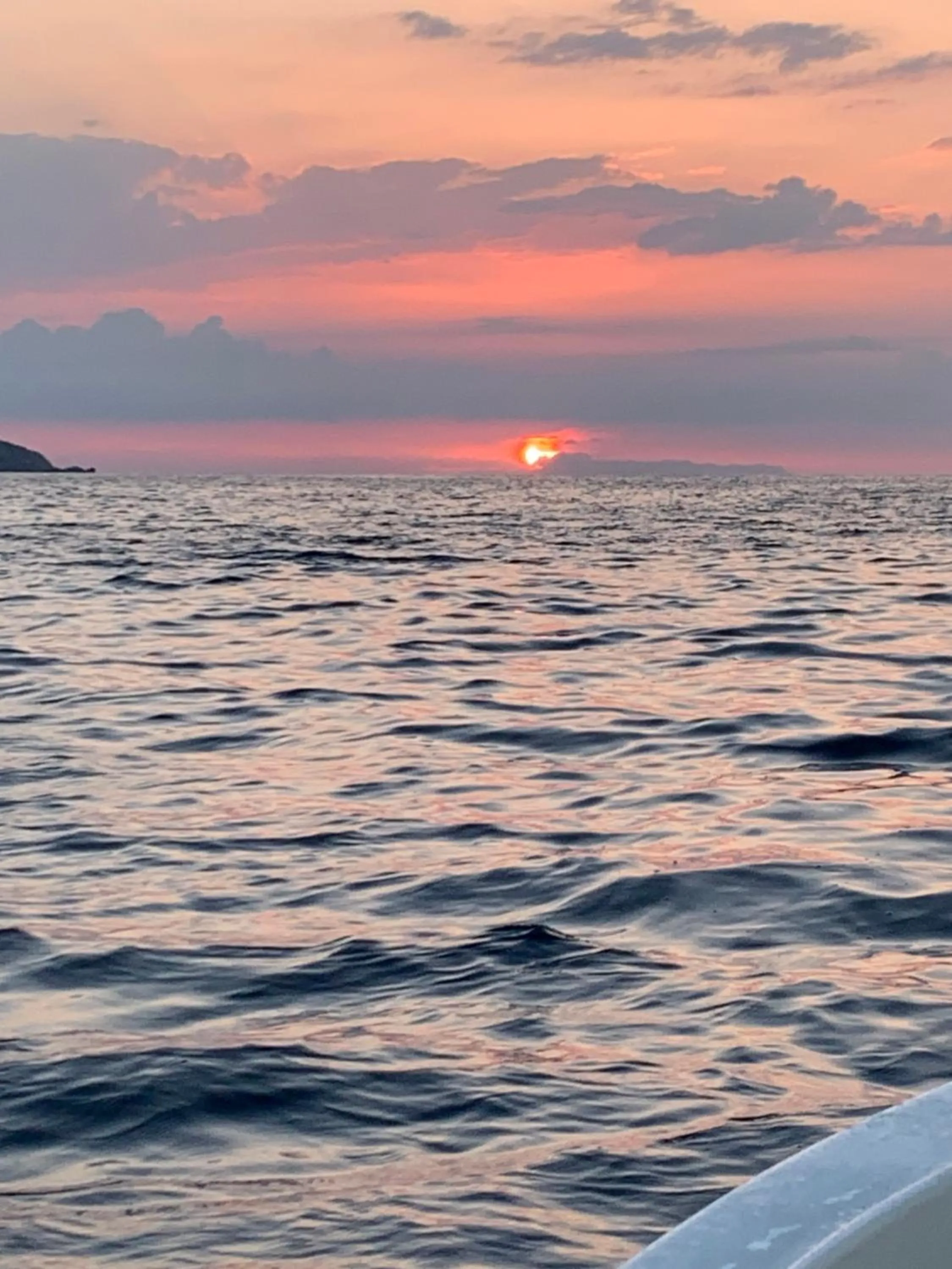 Sunrise in Sea View Studios, Harbour Beach, Bali