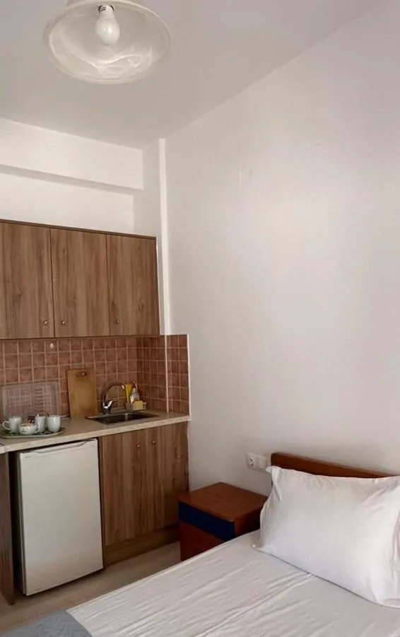 Bed in Sea View Studios, Harbour Beach, Bali