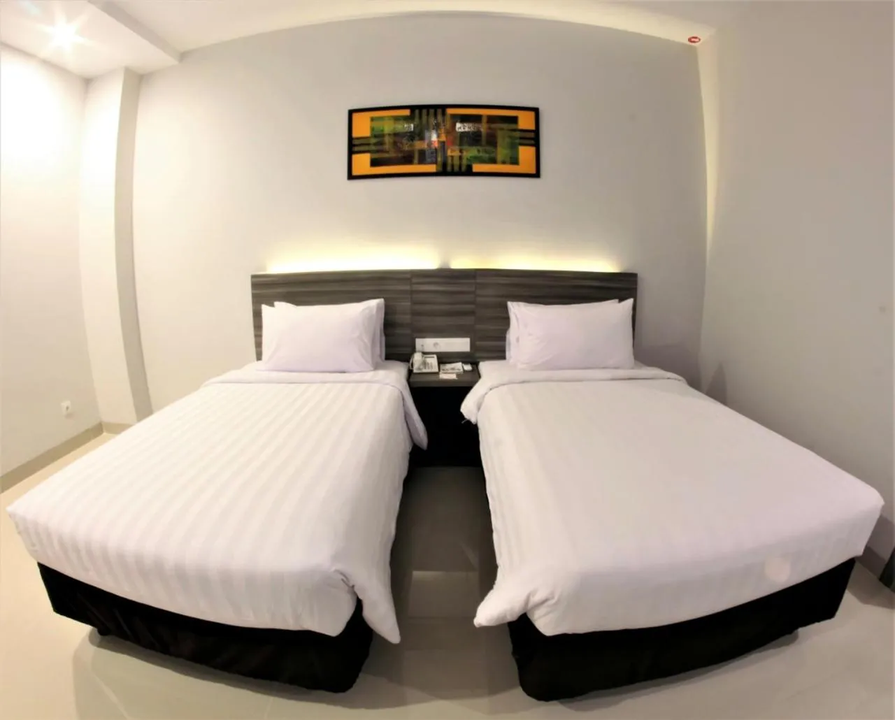 Bed in Urban Style Hotel Lampung, Azana Hotels Collection