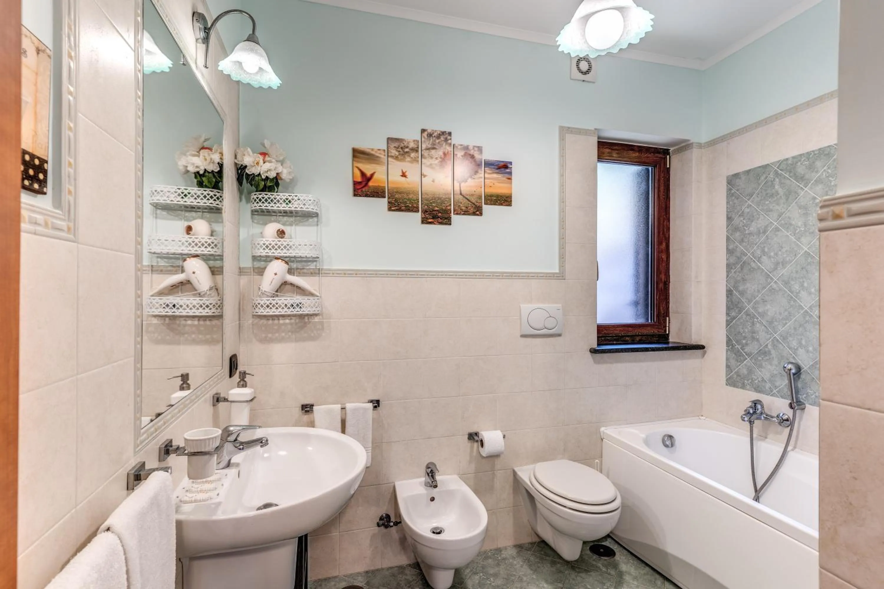Bathroom in Villa Caruso with Private Pool