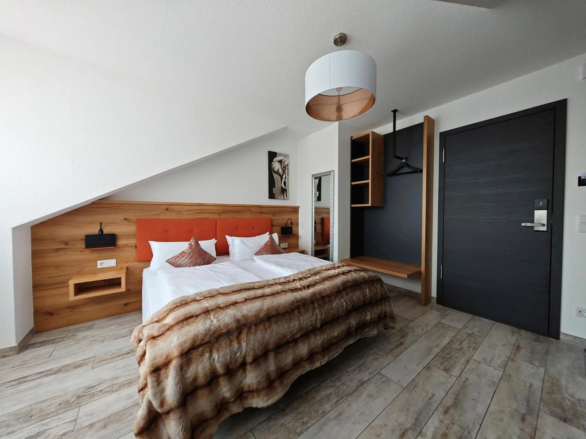 Bedroom, Bed in Lakeside Resort Michaela