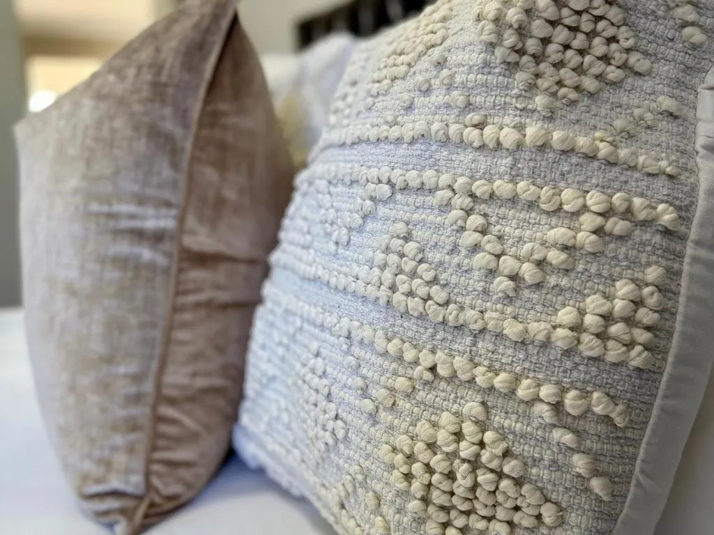 Decorative detail, Bed in St Helena Bay Hotel