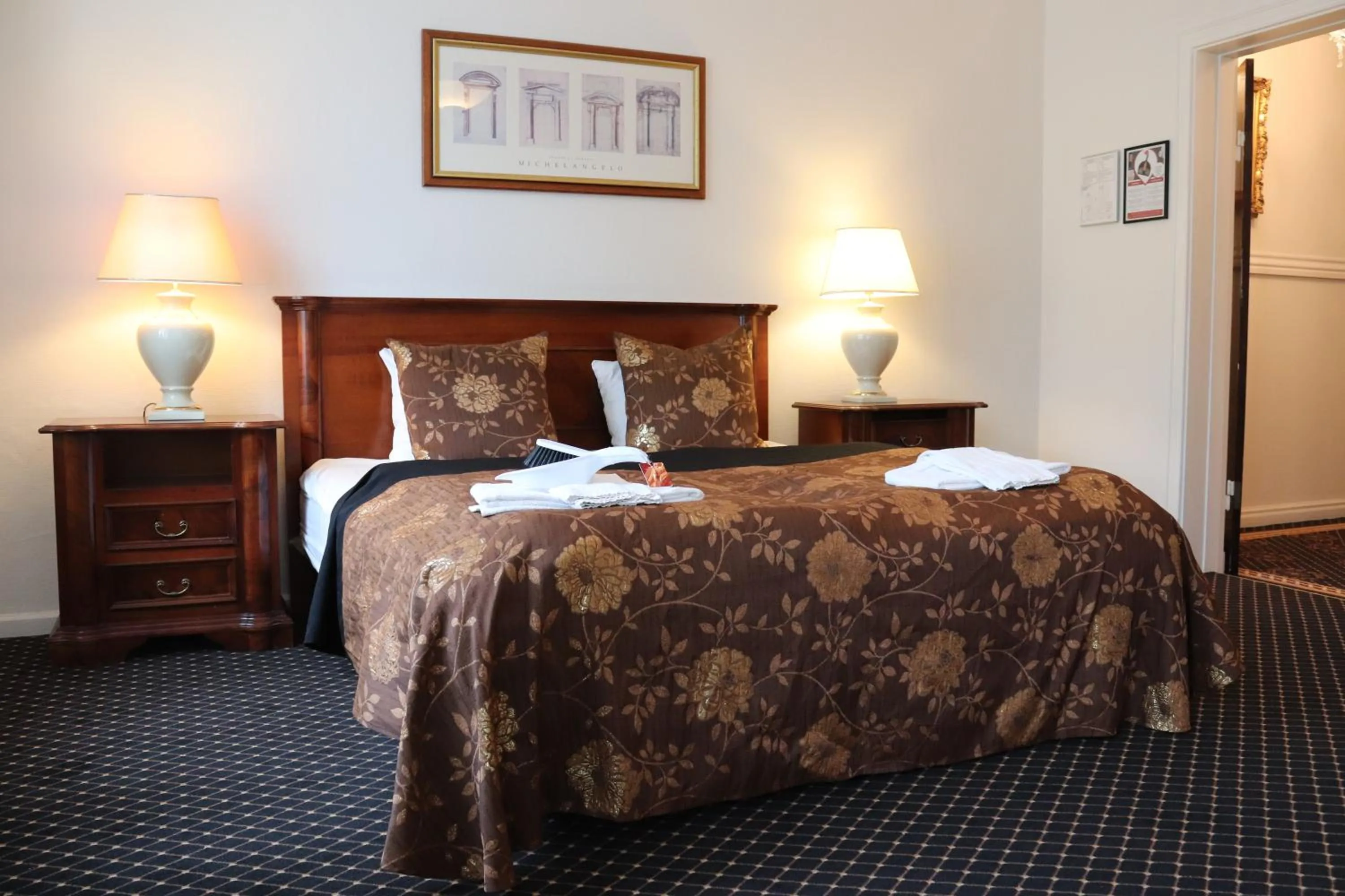 Bedroom, Bed in Milling Hotel Saxildhus