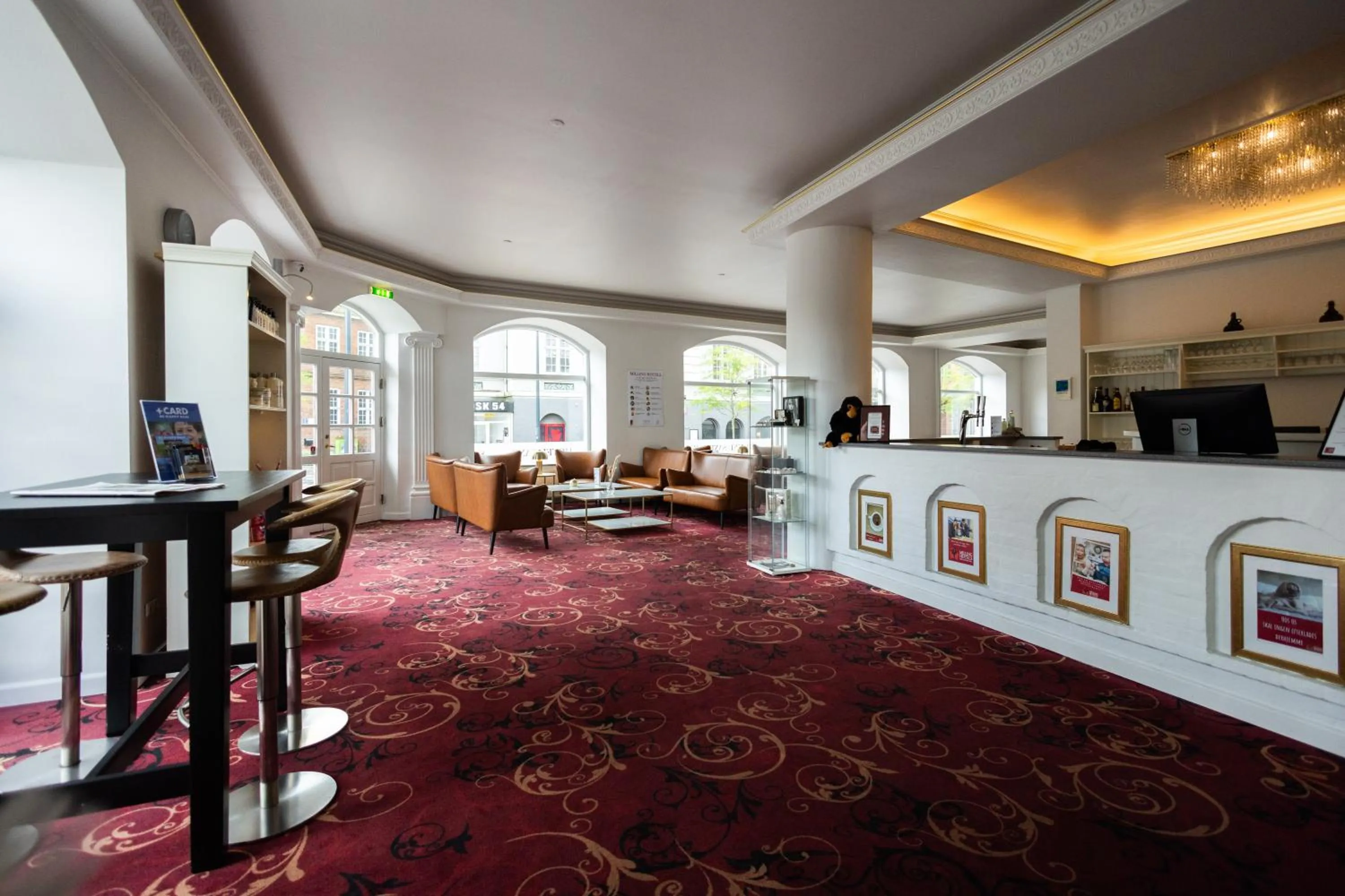 Living room in Milling Hotel Saxildhus