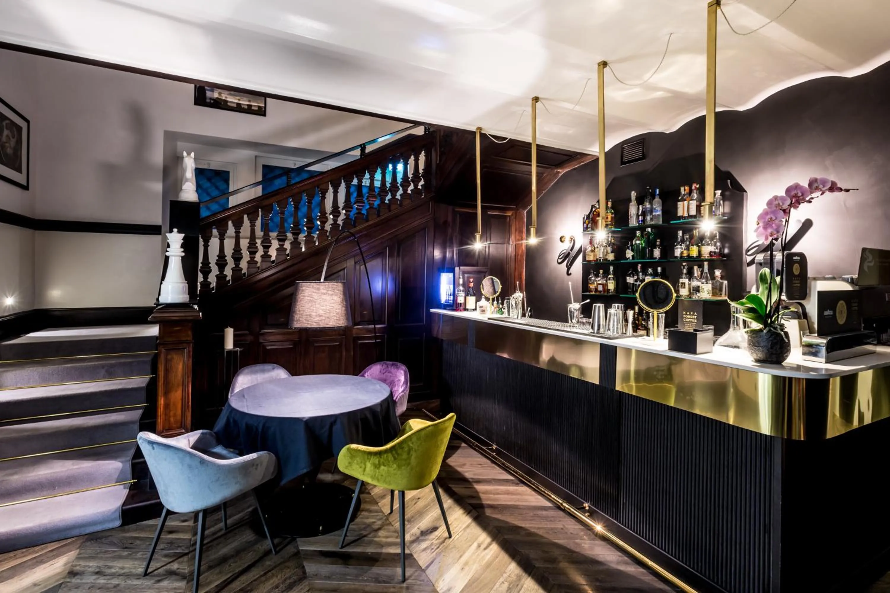 Lounge or bar in Hotel The Haven Roma