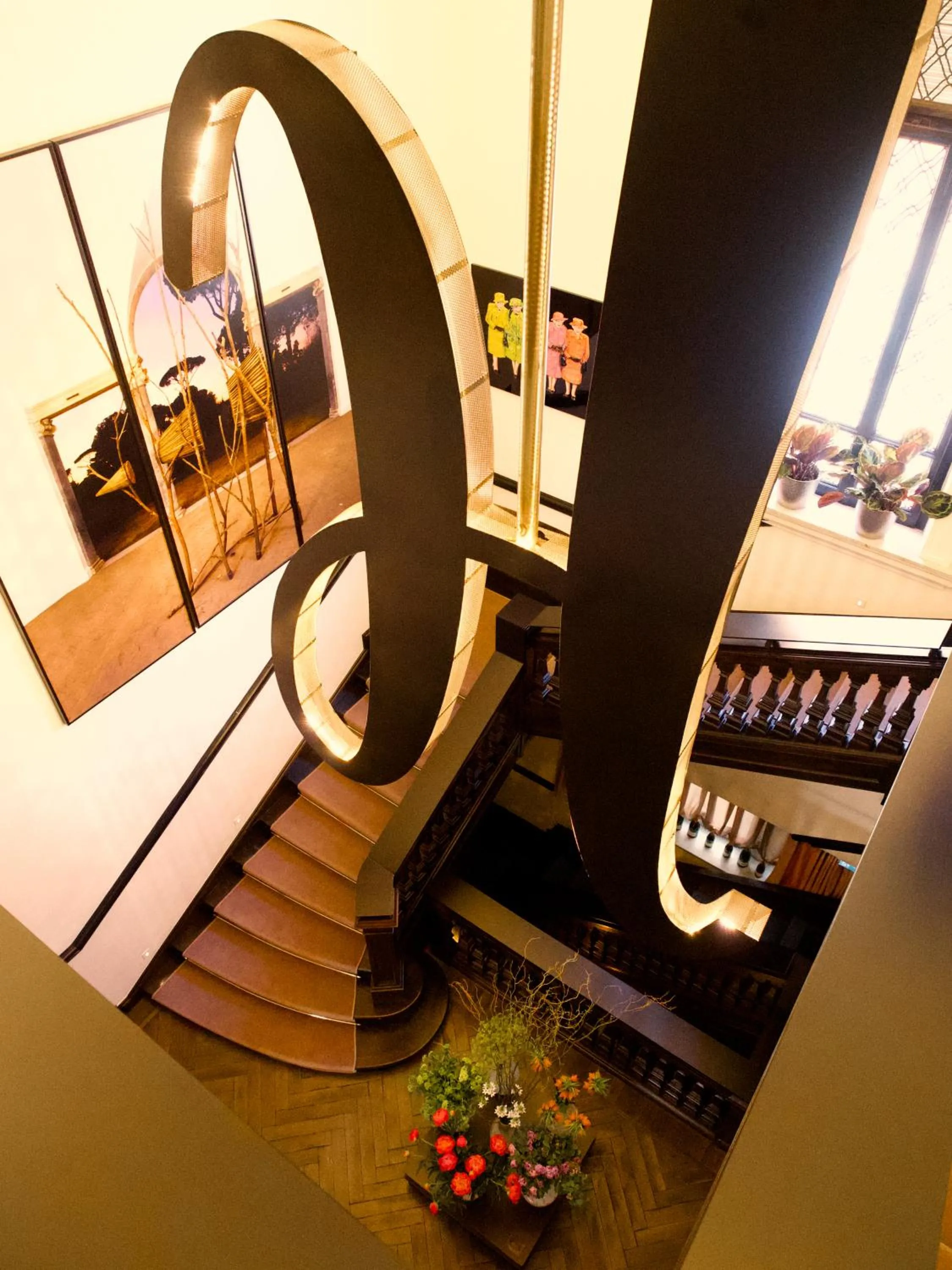 Decorative detail in Hotel The Haven Roma