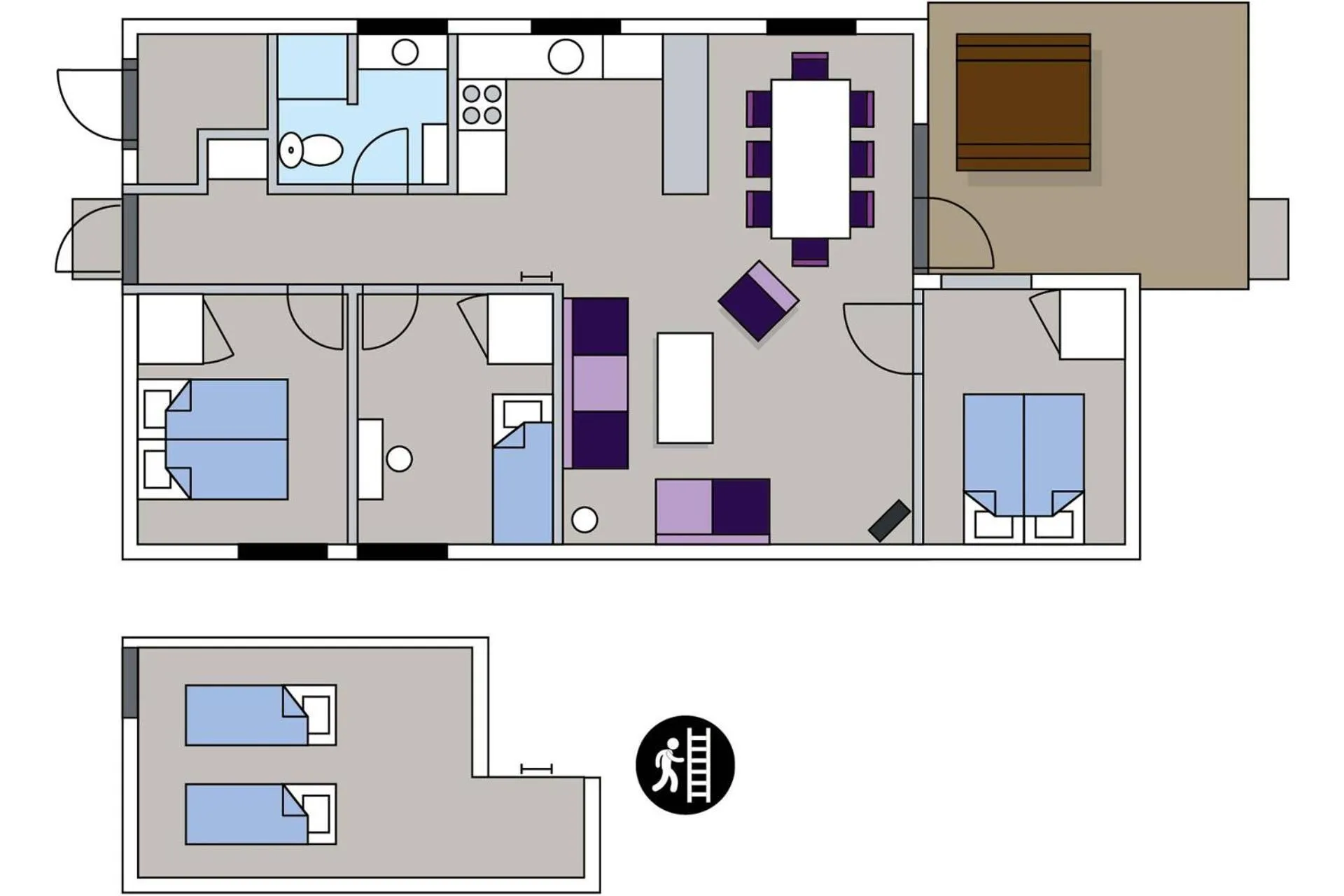Floor plan in Lalandia Rødby
