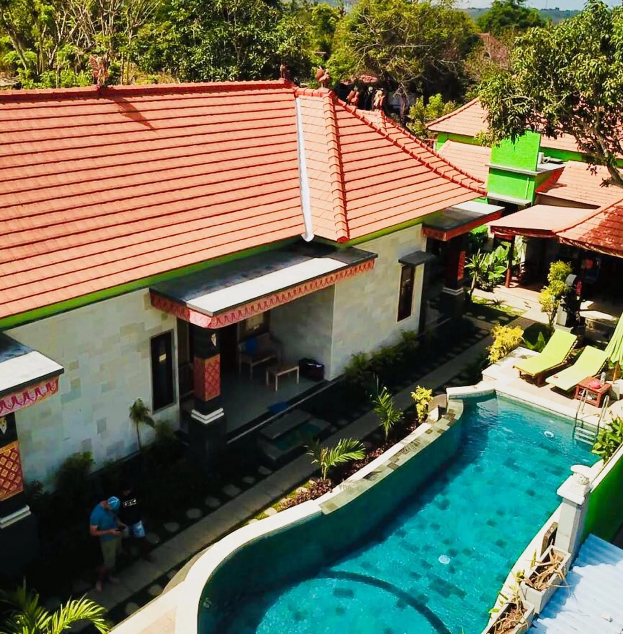 Balcony/Terrace in Lembongan Hostel