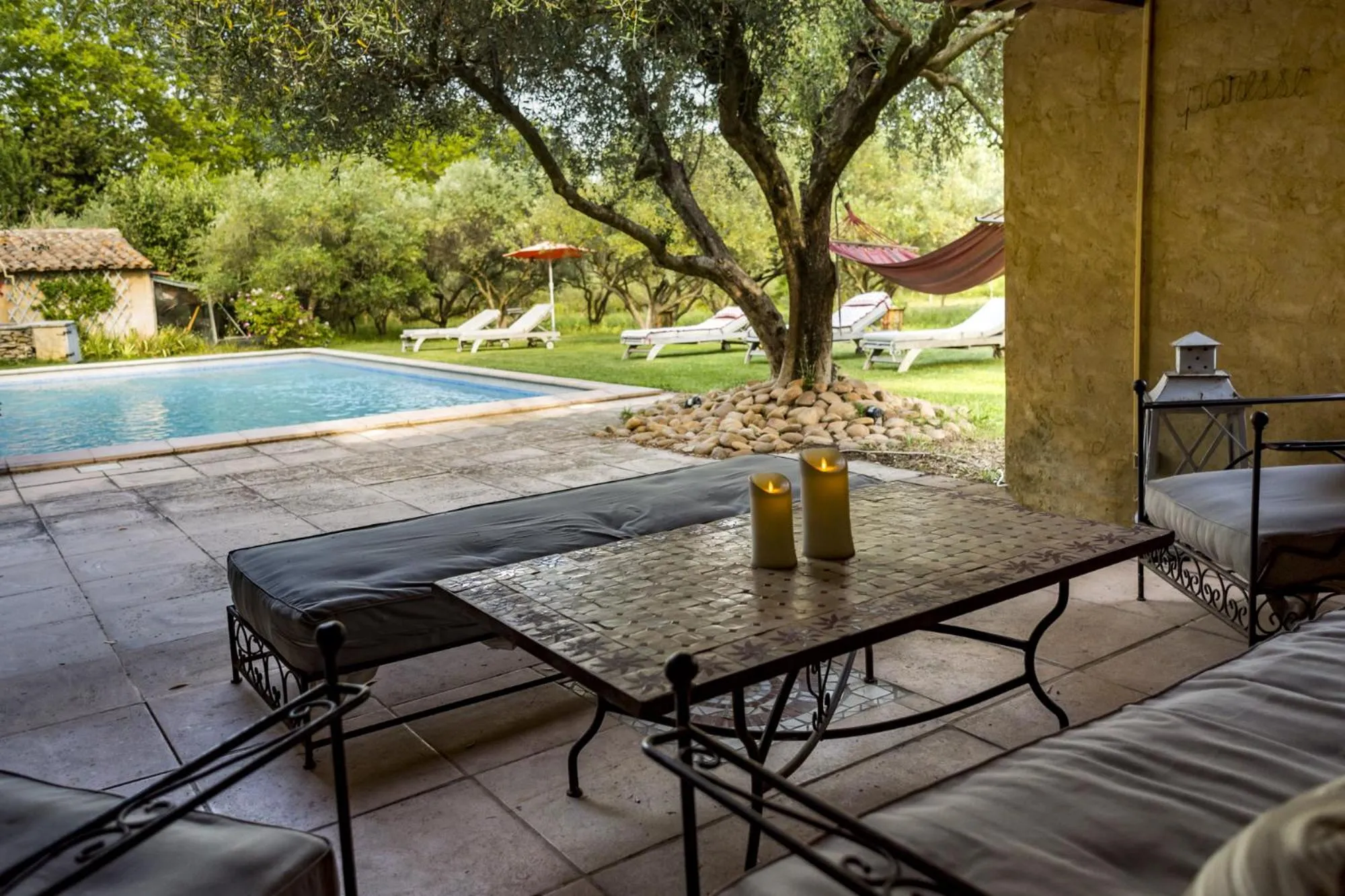 Patio in Mas de l'arrivette