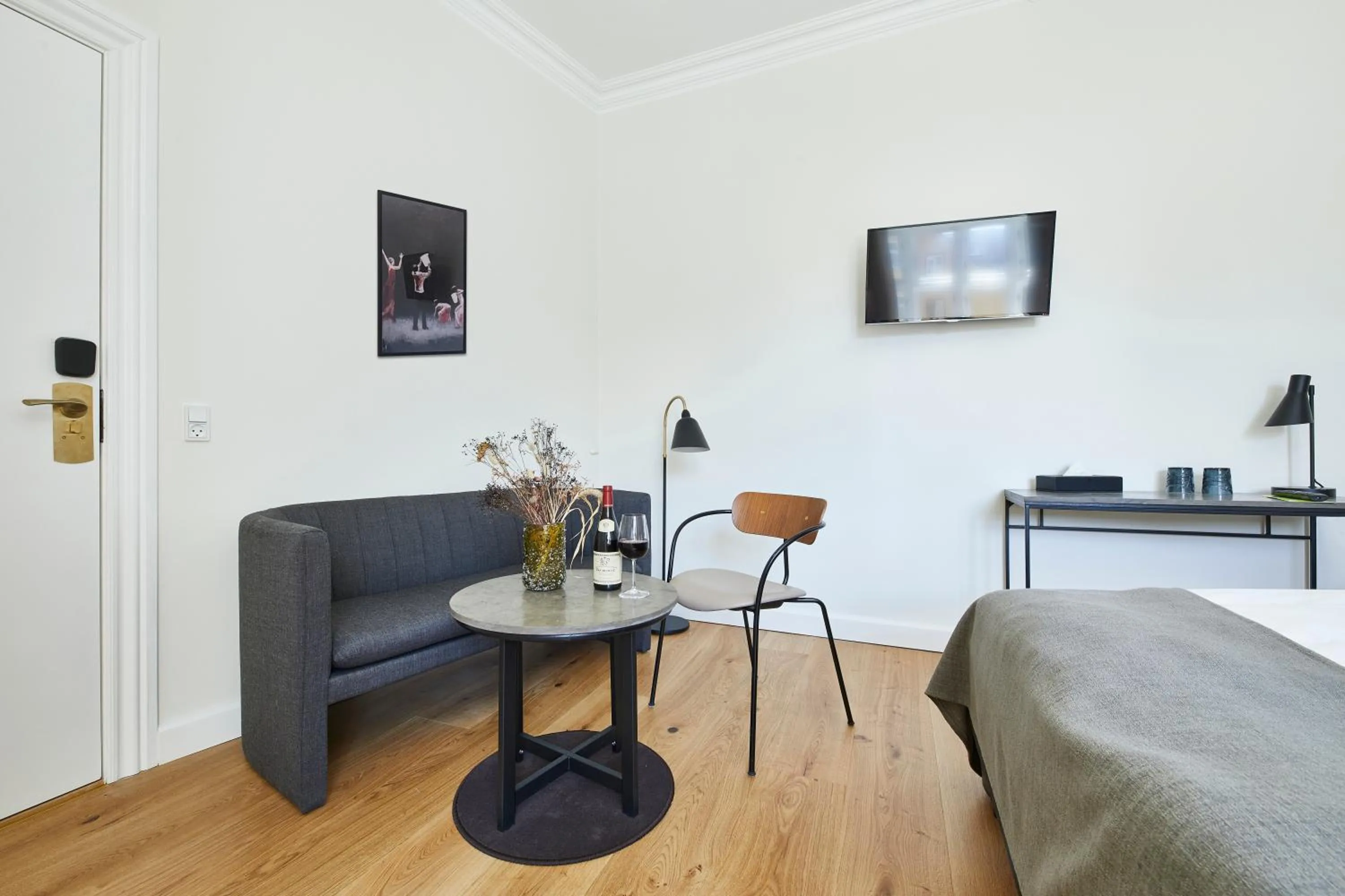 Bed in Hotel Sct. Thomas