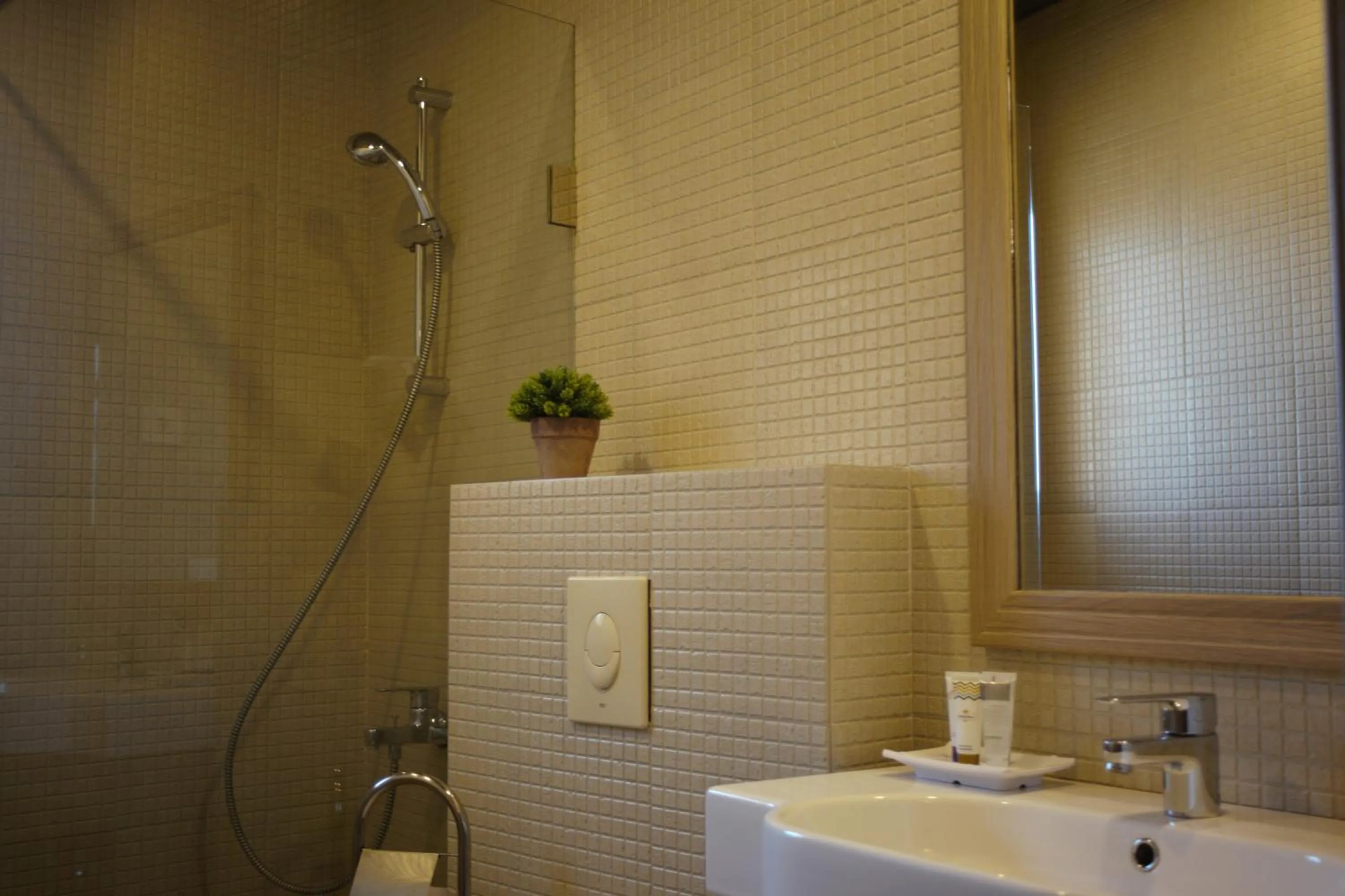 Shower in HOtello guest suites