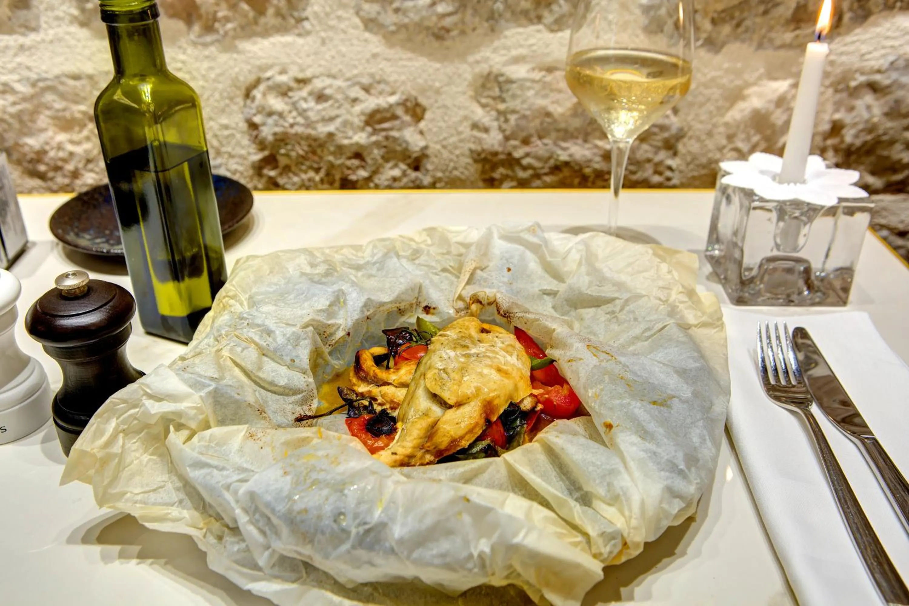 Food in Guest House Forty-Four