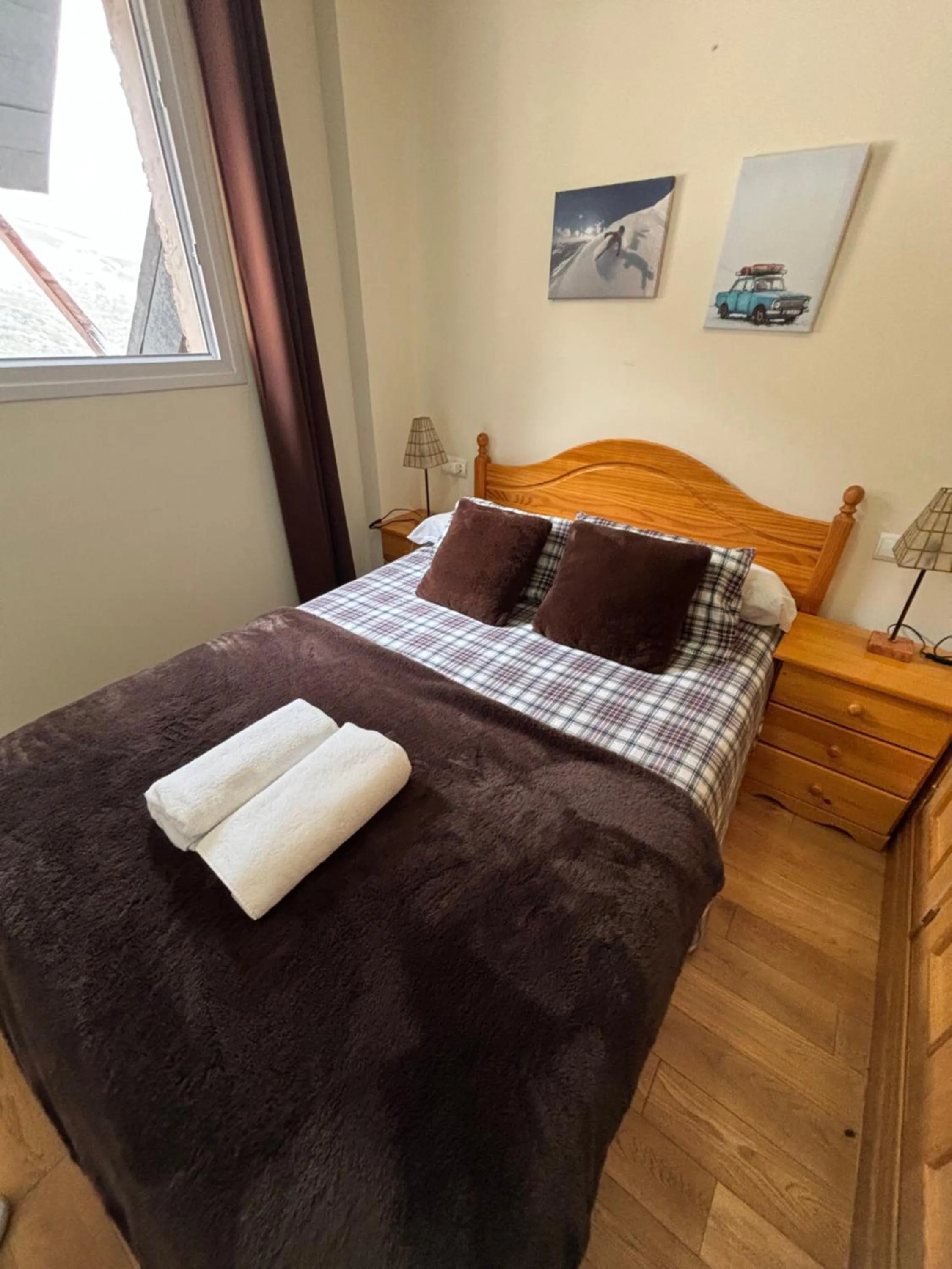 Bed in Apartamento Deluxe a Pie de Pista Miramar Ski