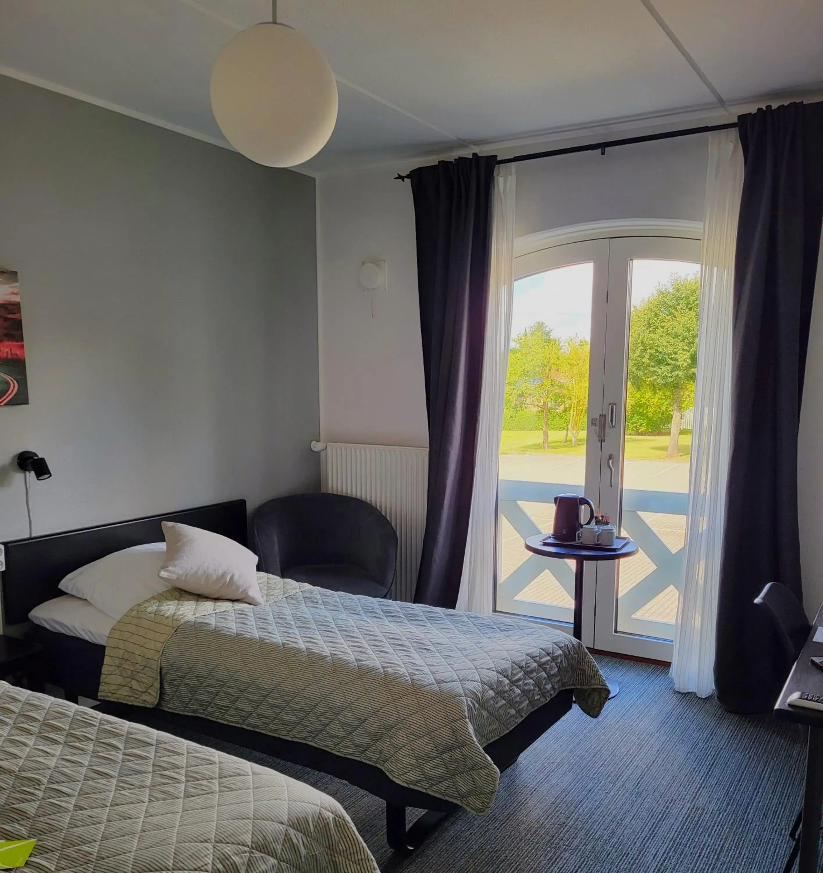Twin Room with Courtyard View in Taastrup Park Hotel Twin Room with Courtyard View in Taastrup Park Hotel
