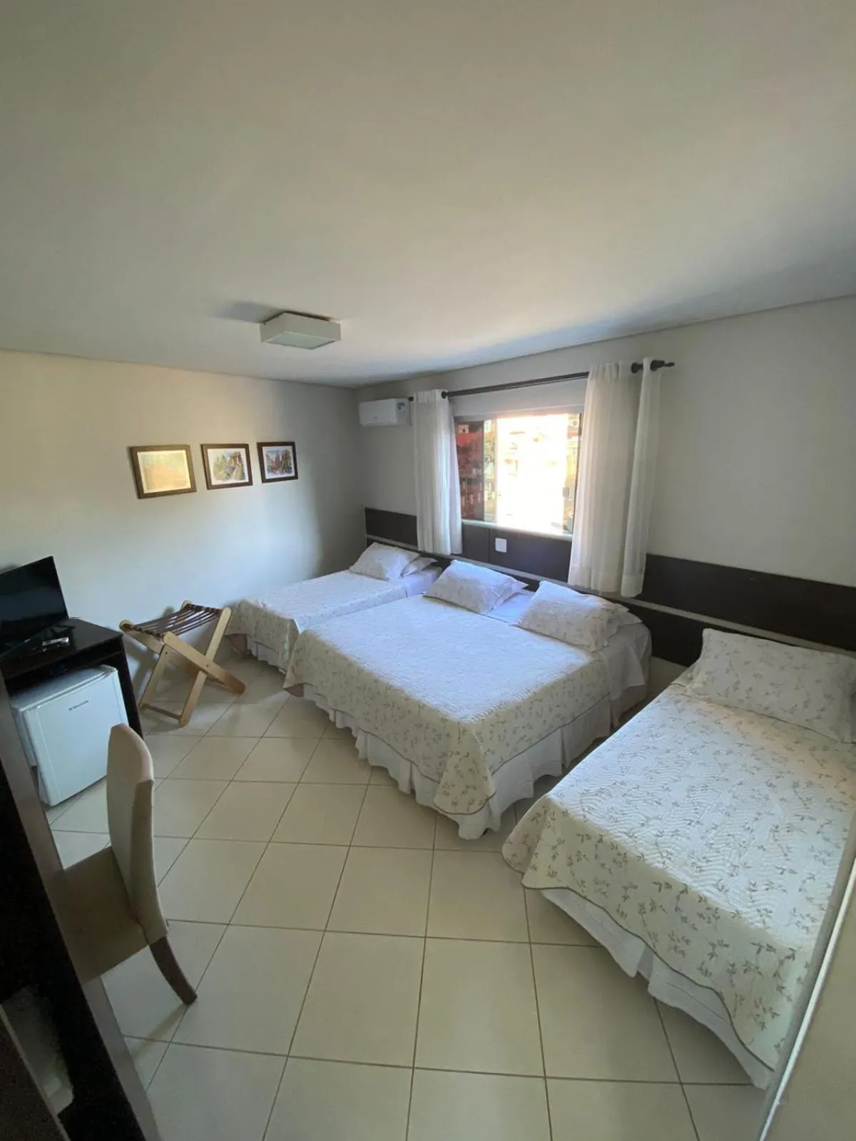 Bed in Hotel Recanto dos Ipes