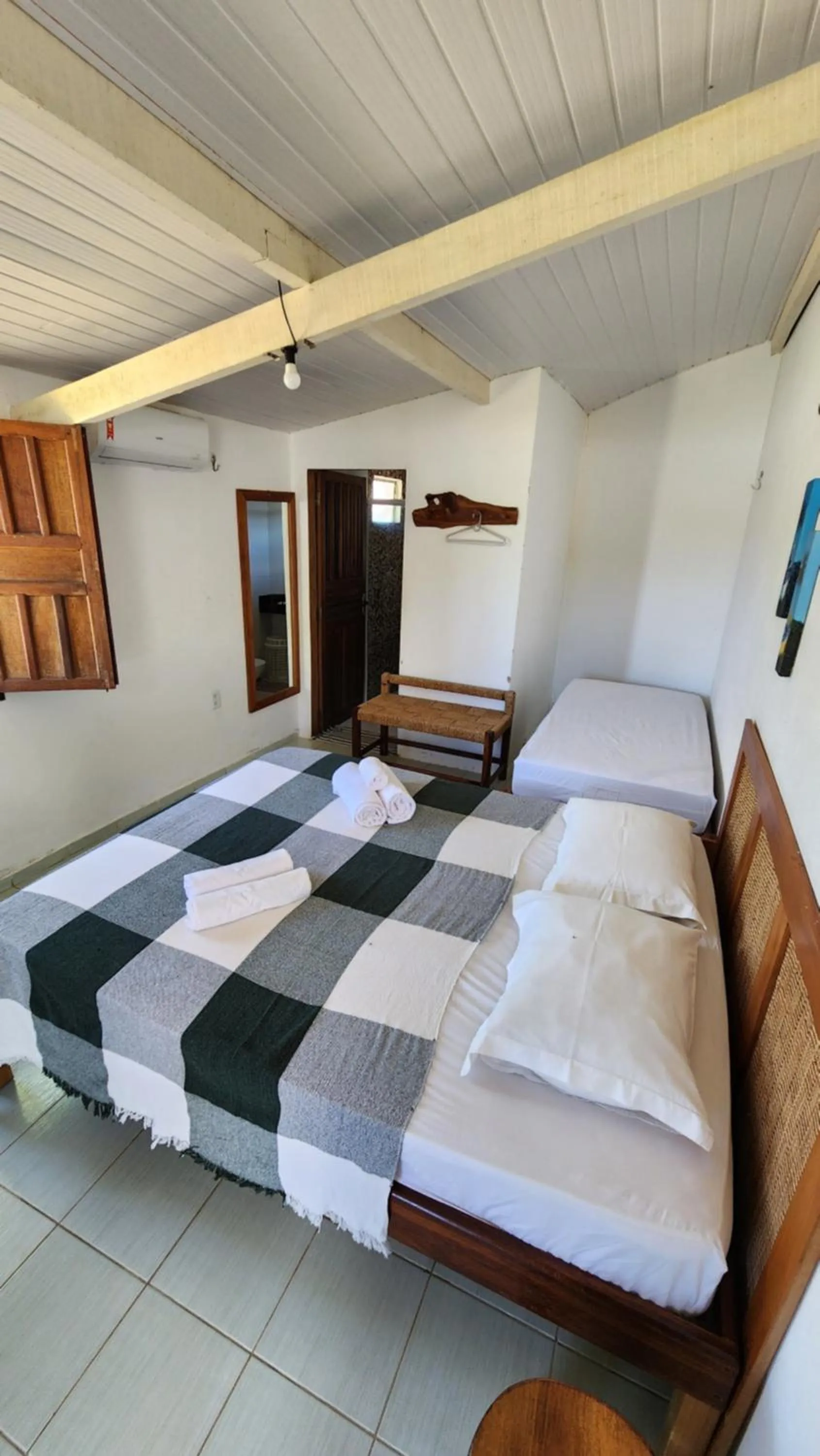 Bed in Pousada Vila Cajuína - Luís Correia