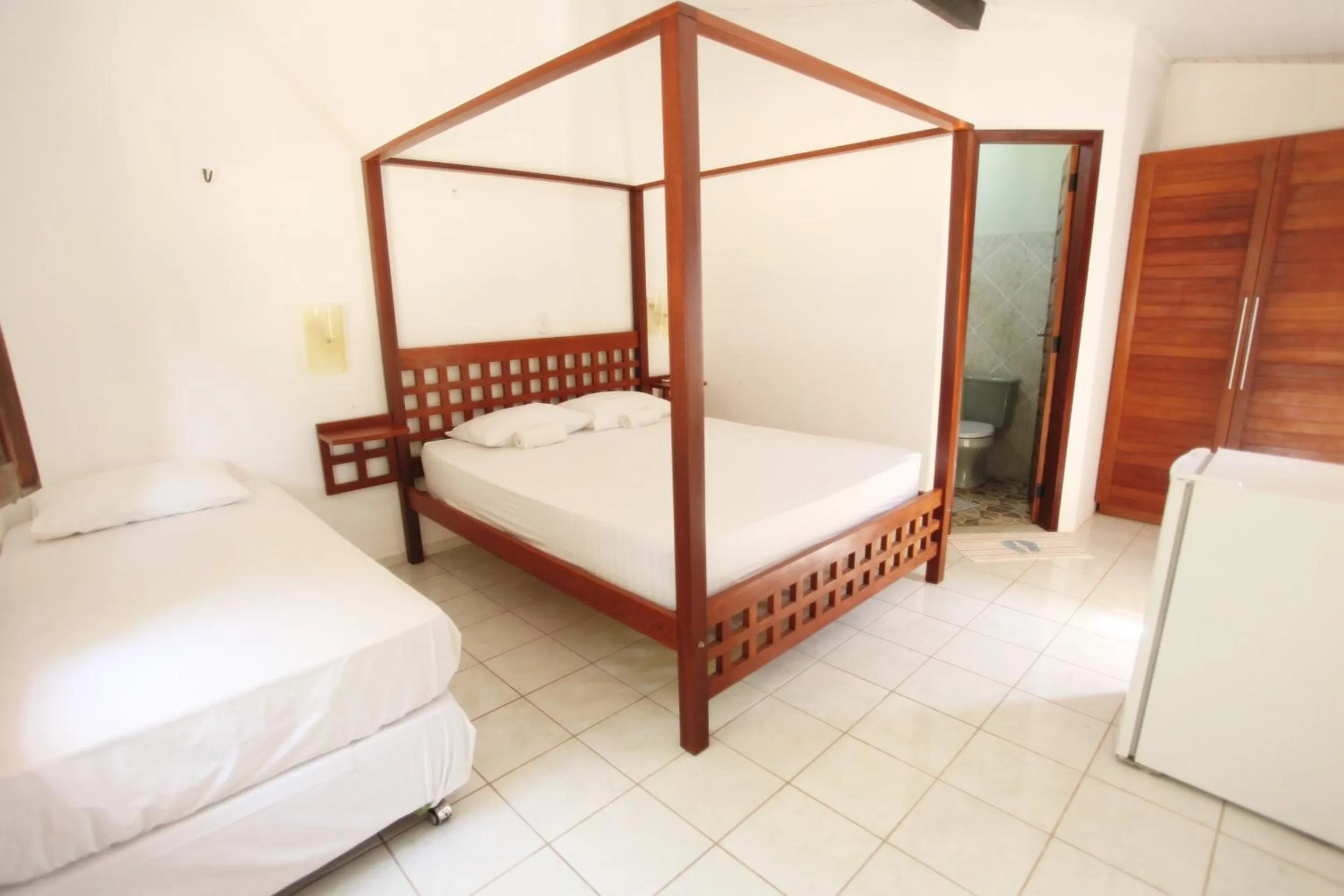 Bed in Pousada Vila Cajuína - Luís Correia