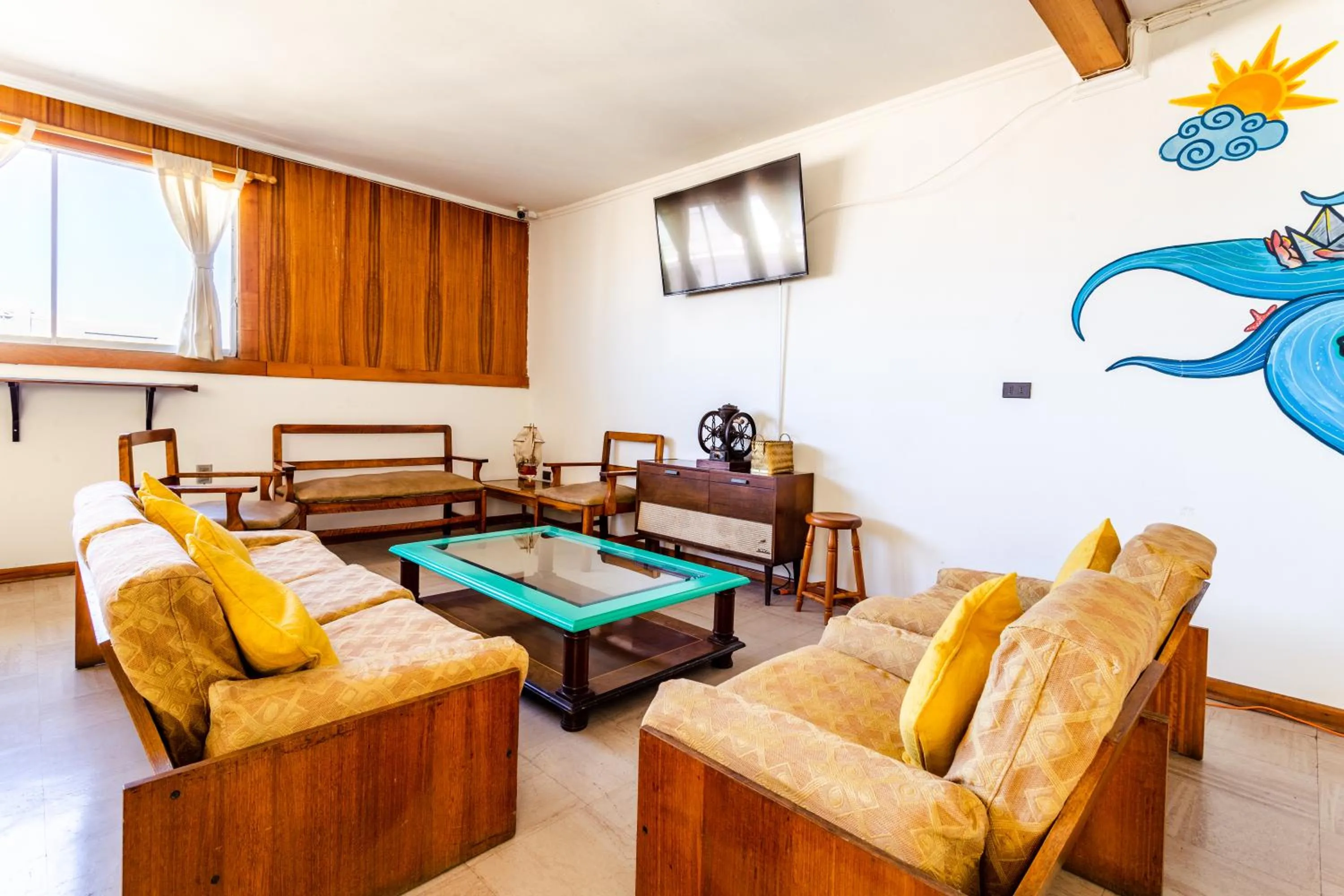 Living room in Hotel Del Puerto