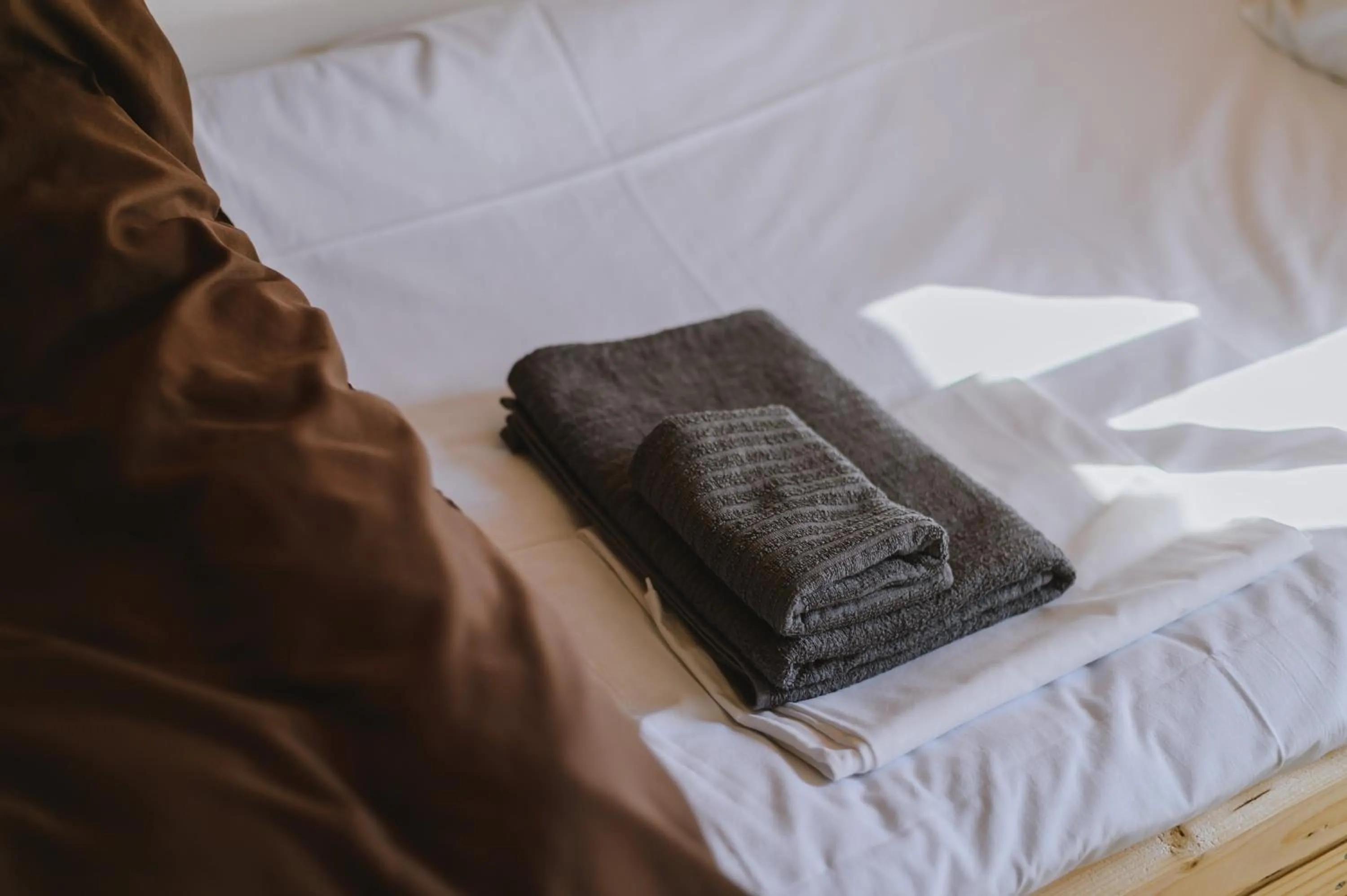 Bed in guesthouse SHIBAFU