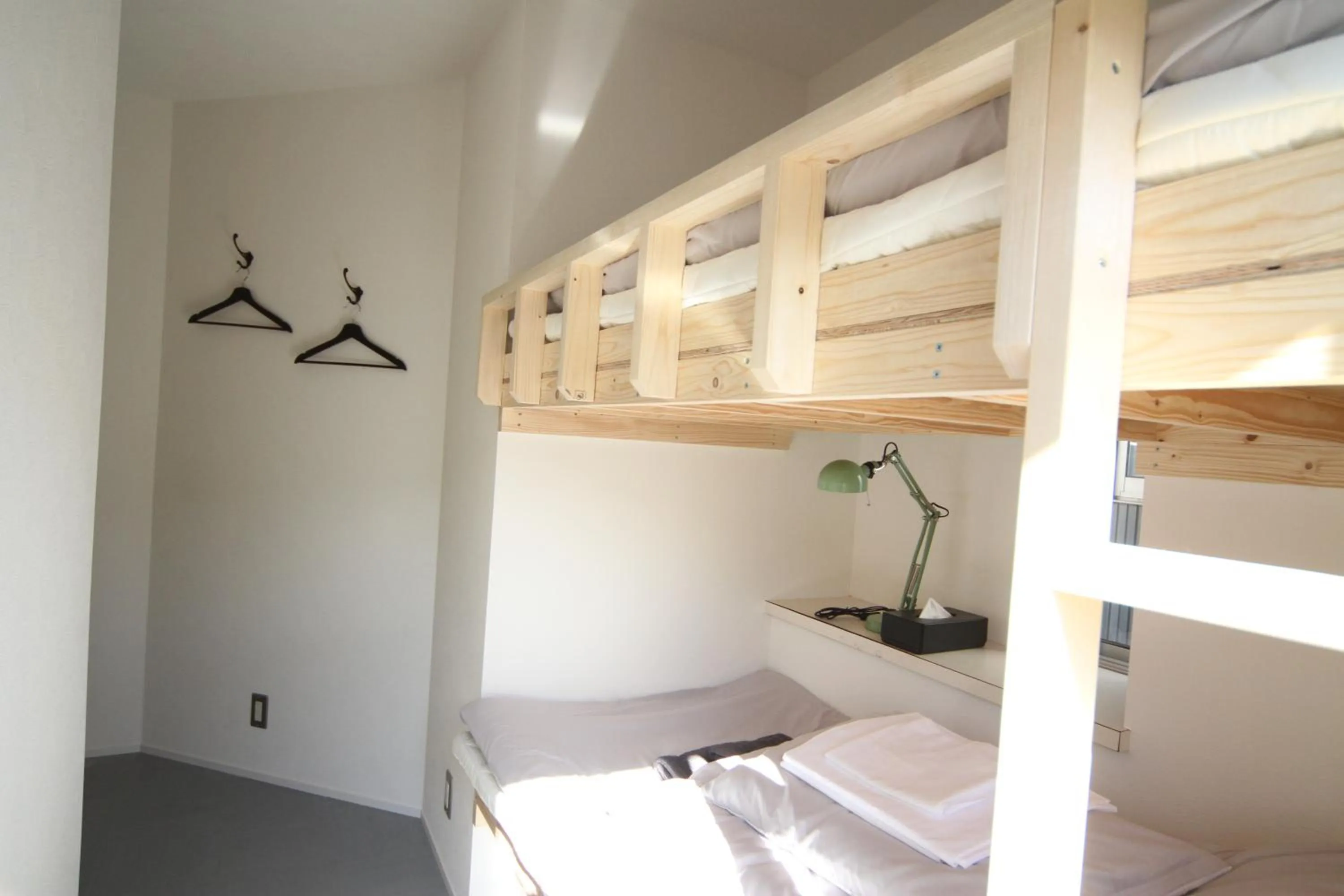 bunk bed, Bed in guesthouse SHIBAFU