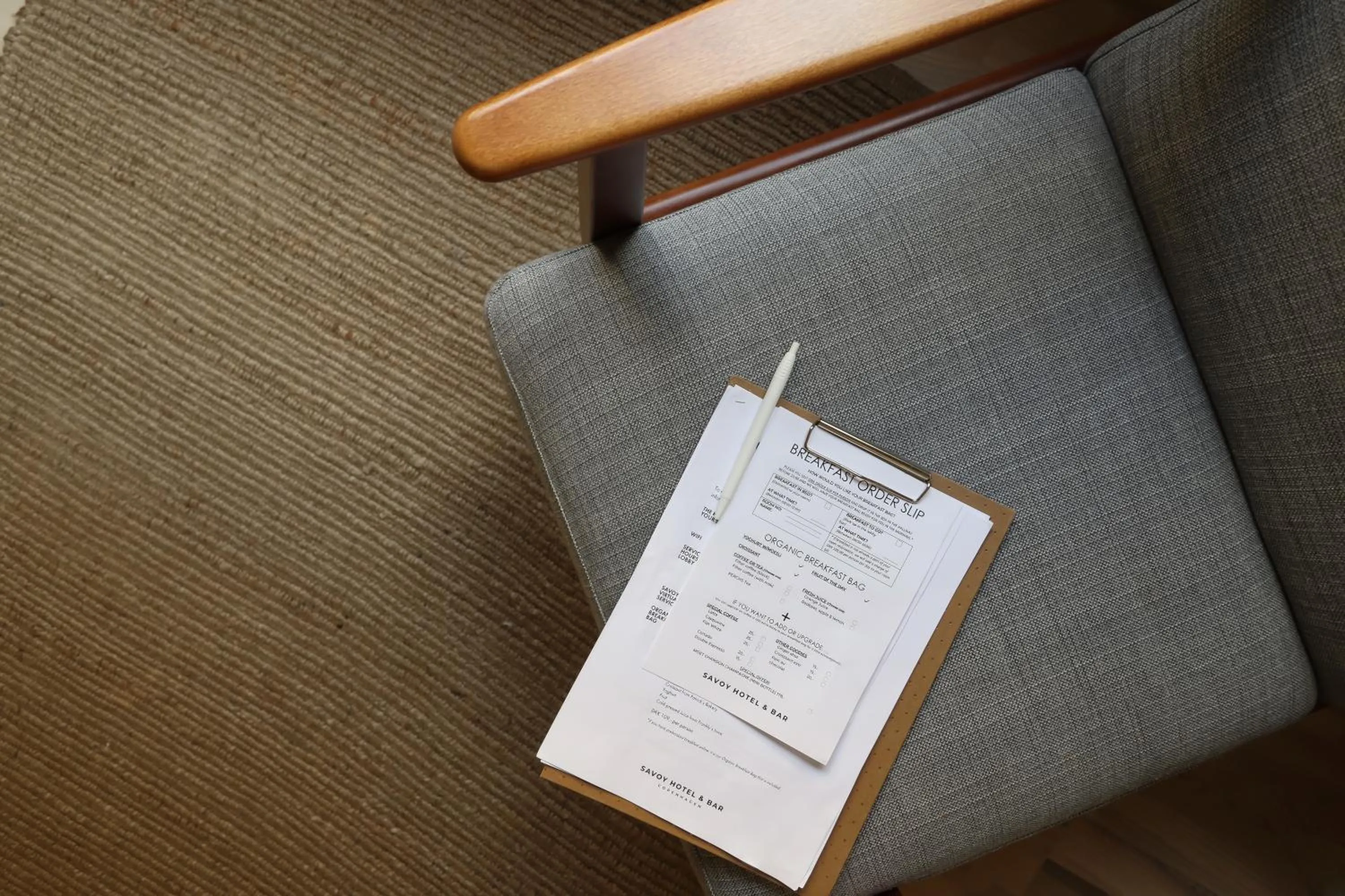 Breakfast in Savoy Hotel