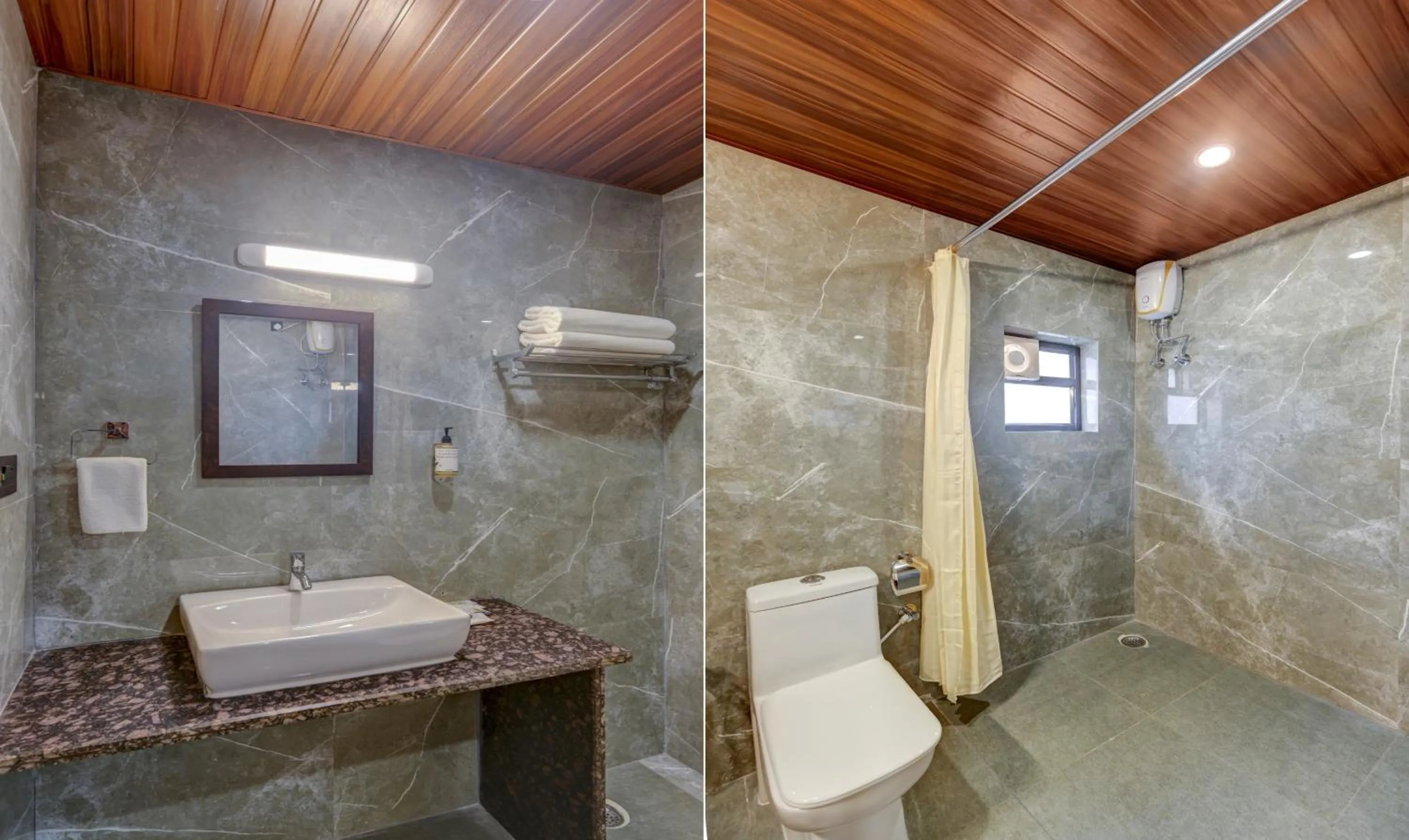 Toilet in Treebo Aasma Downtown